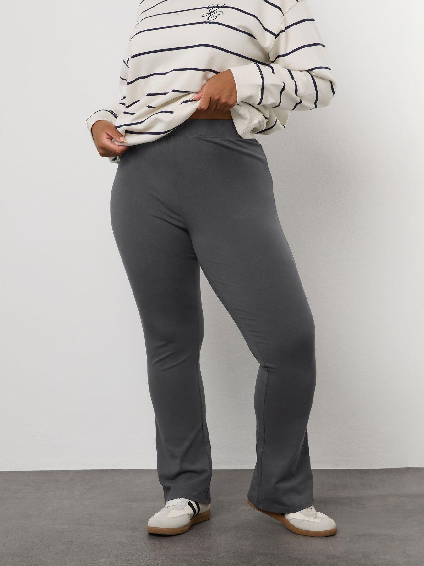 undefined Curve Flare Legging - Grey