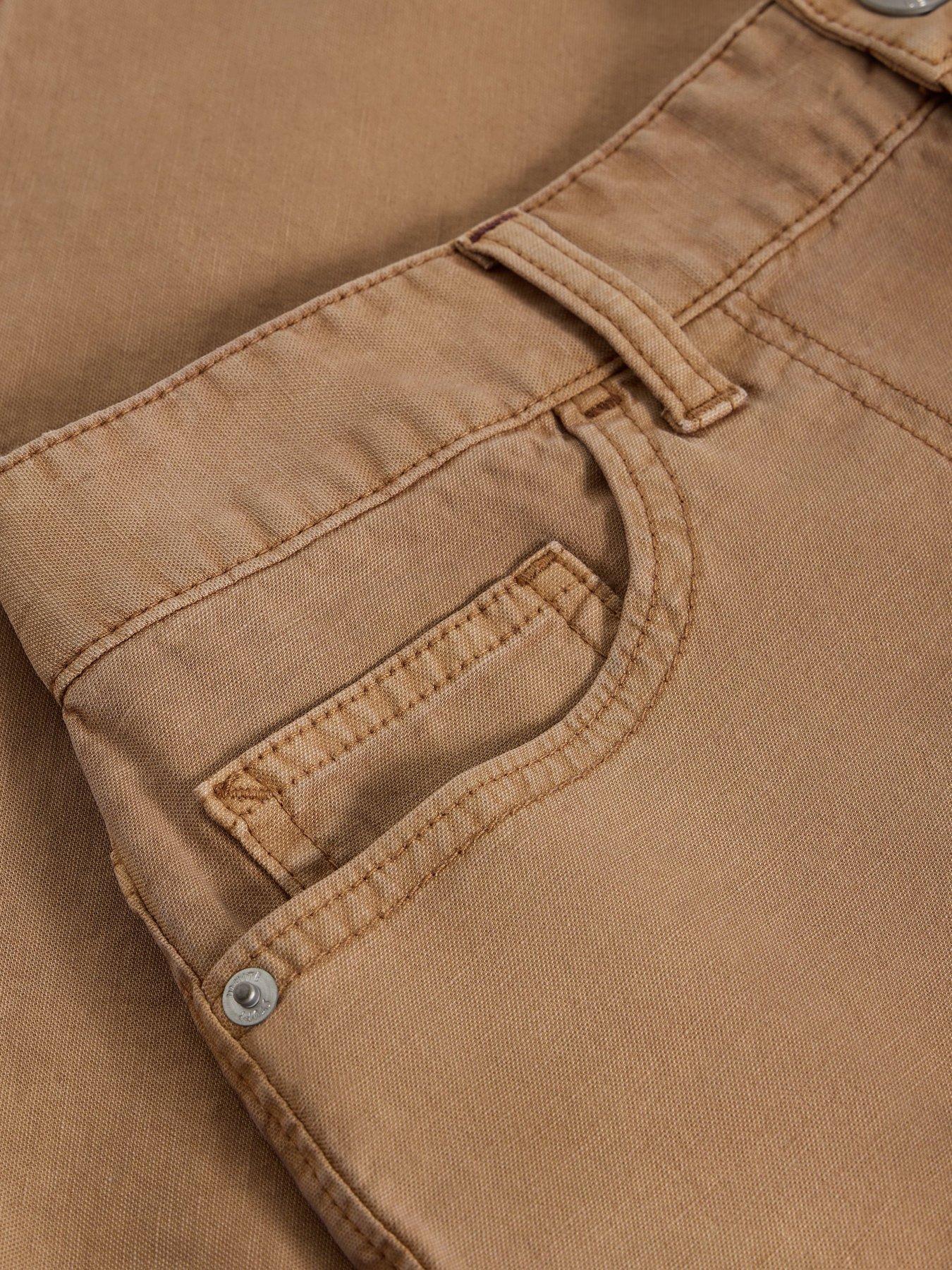 Image 6 of 6 of White Stuff Melody Chino Skirt - Beige