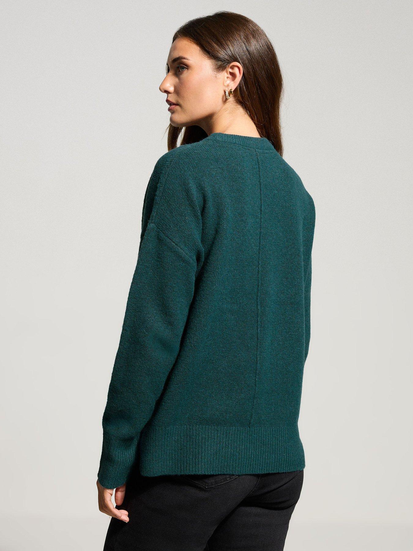 Image 2 of 4 of Long Tall Sally Seam Front Jumper - Blue