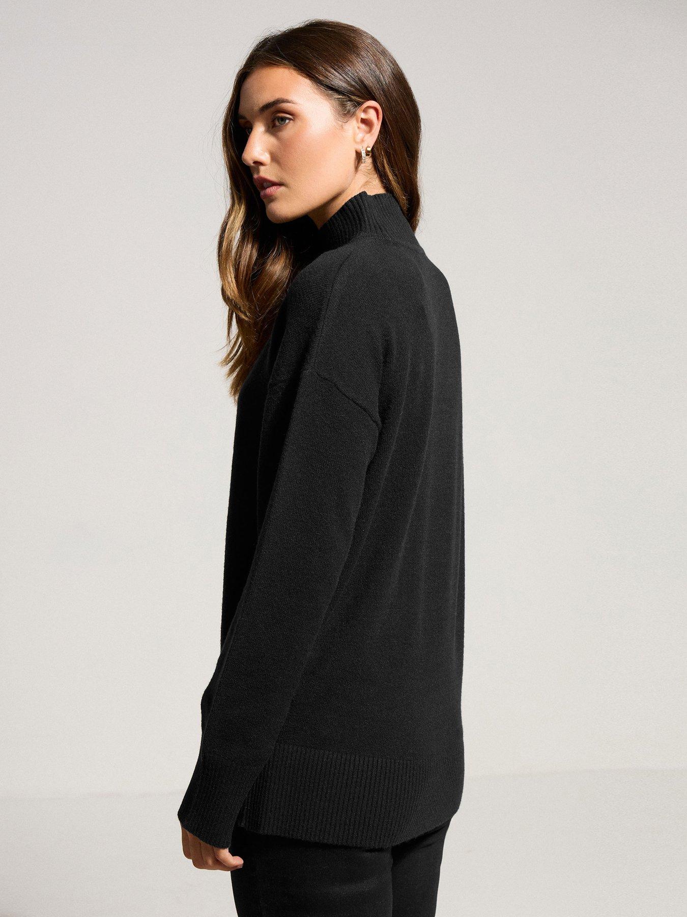 Image 2 of 4 of Long Tall Sally Turtle Neck Jumper - Black