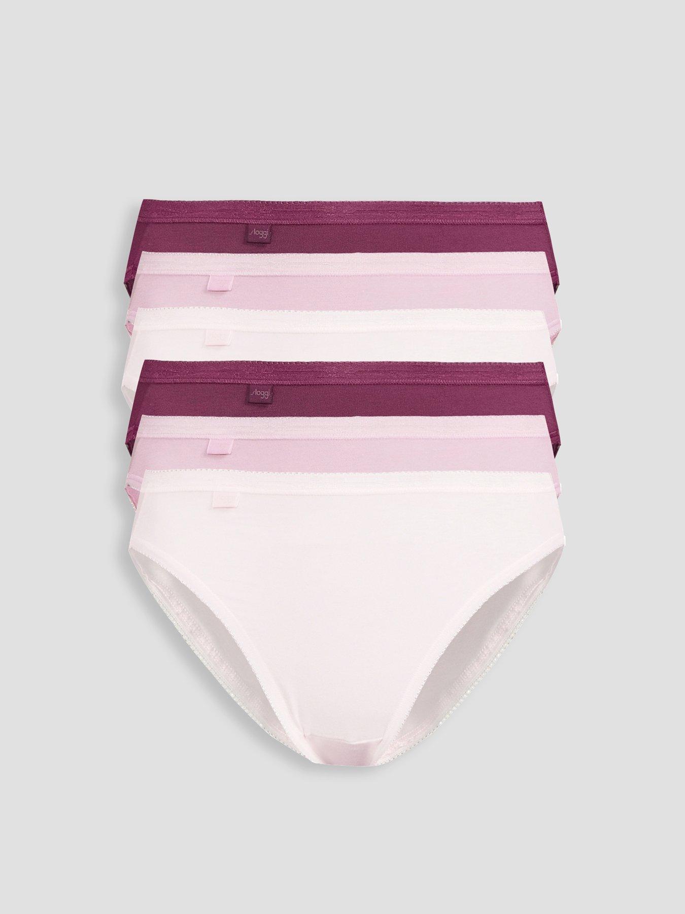 front image of sloggi-basic-tai-6-pack-briefs-multi