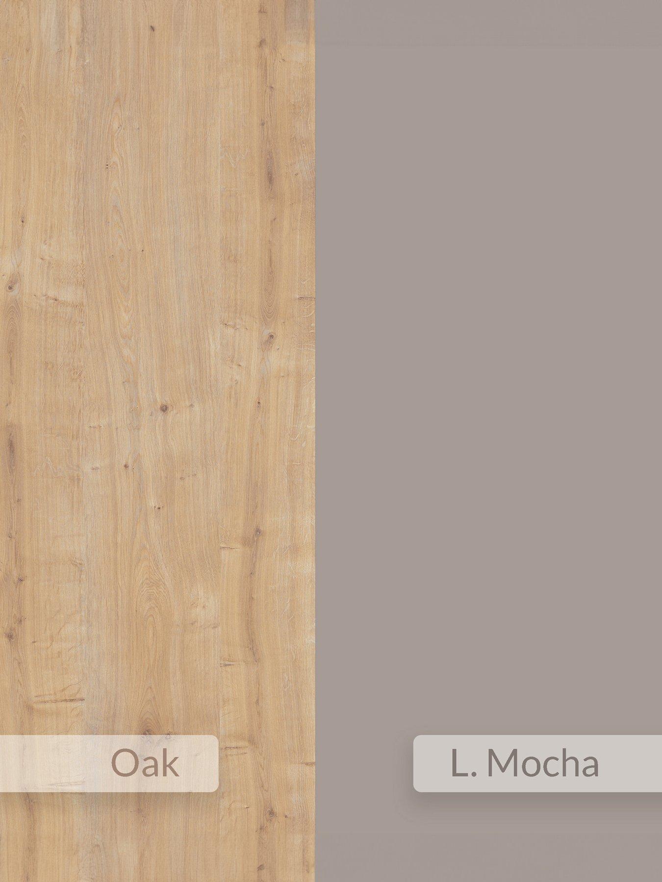 Image 7 of 7 of Decortie Hanley Tv Stand - Mocha/oak