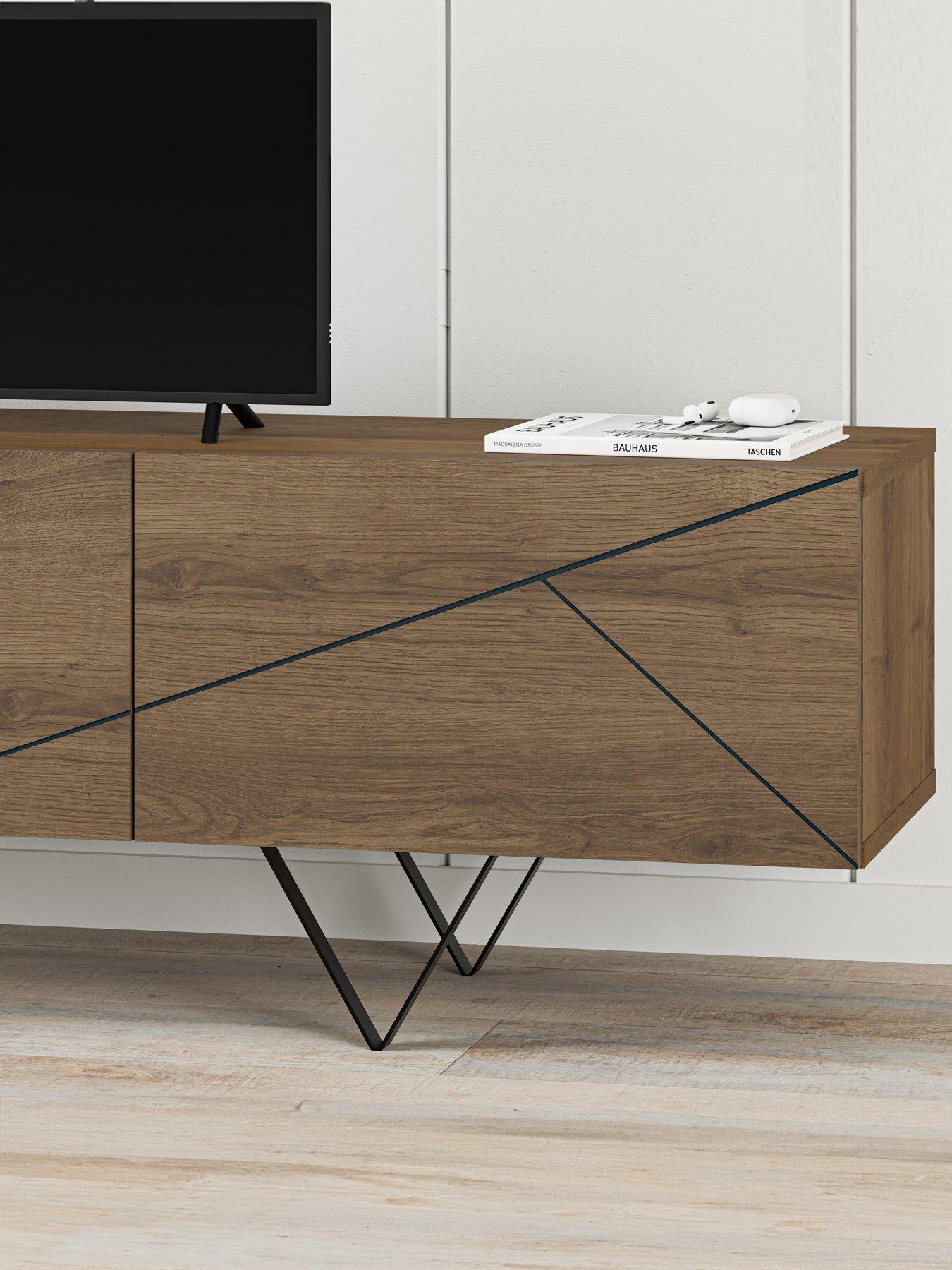  image of decortie-jakomen-tv-cabinet-dark-oak