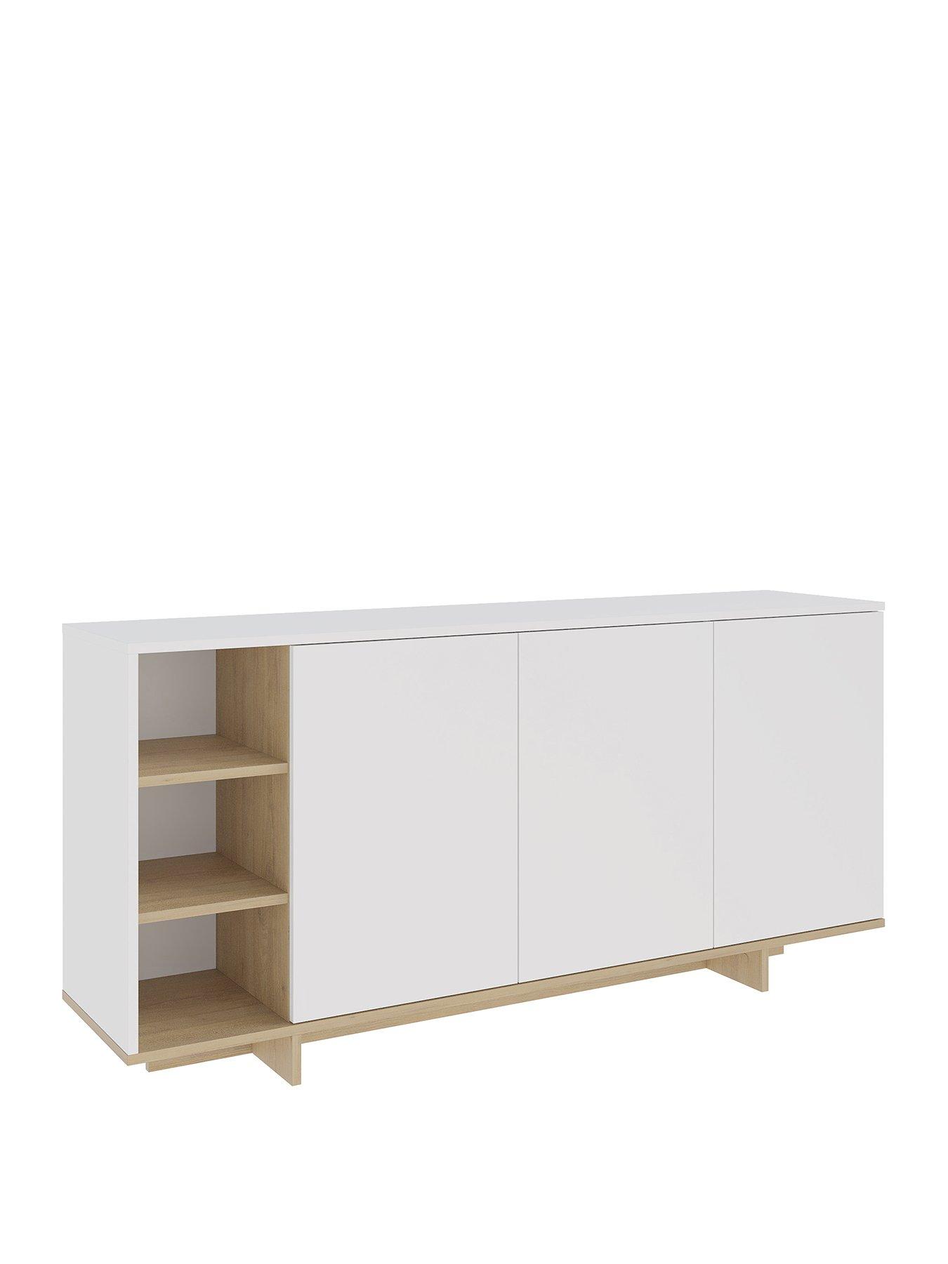 Image 2 of 6 of Decortie Stockton Sideboard- White/oak