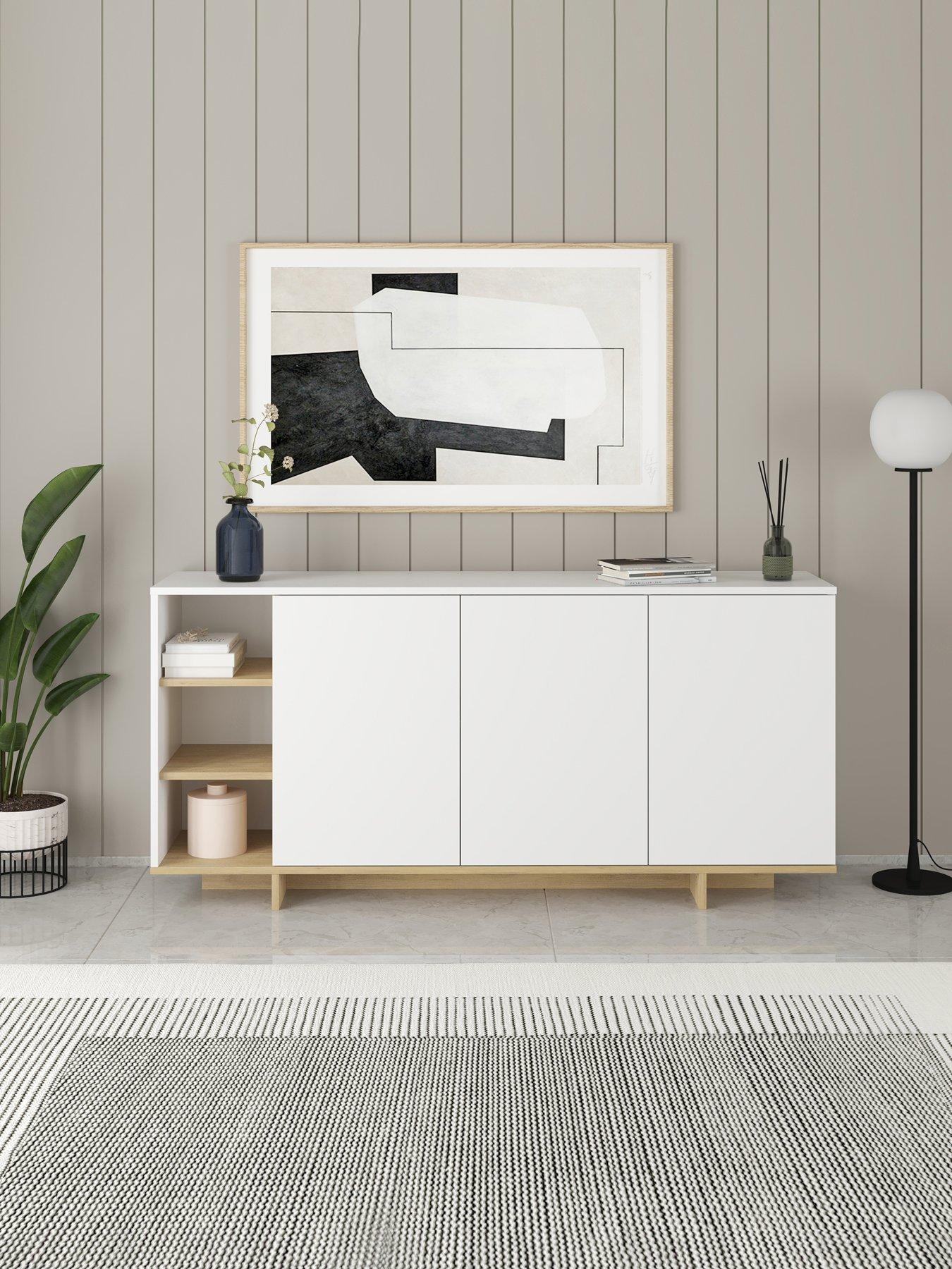 Image 3 of 6 of Decortie Stockton Sideboard- White/oak