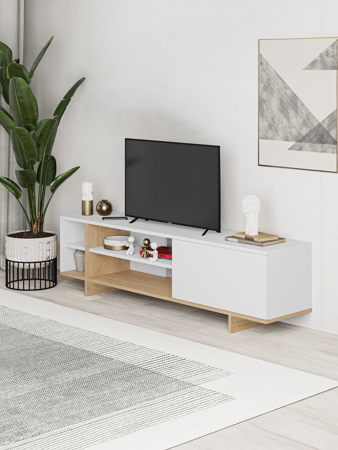  image of decortie-stockton-tv-stand-whiteoak