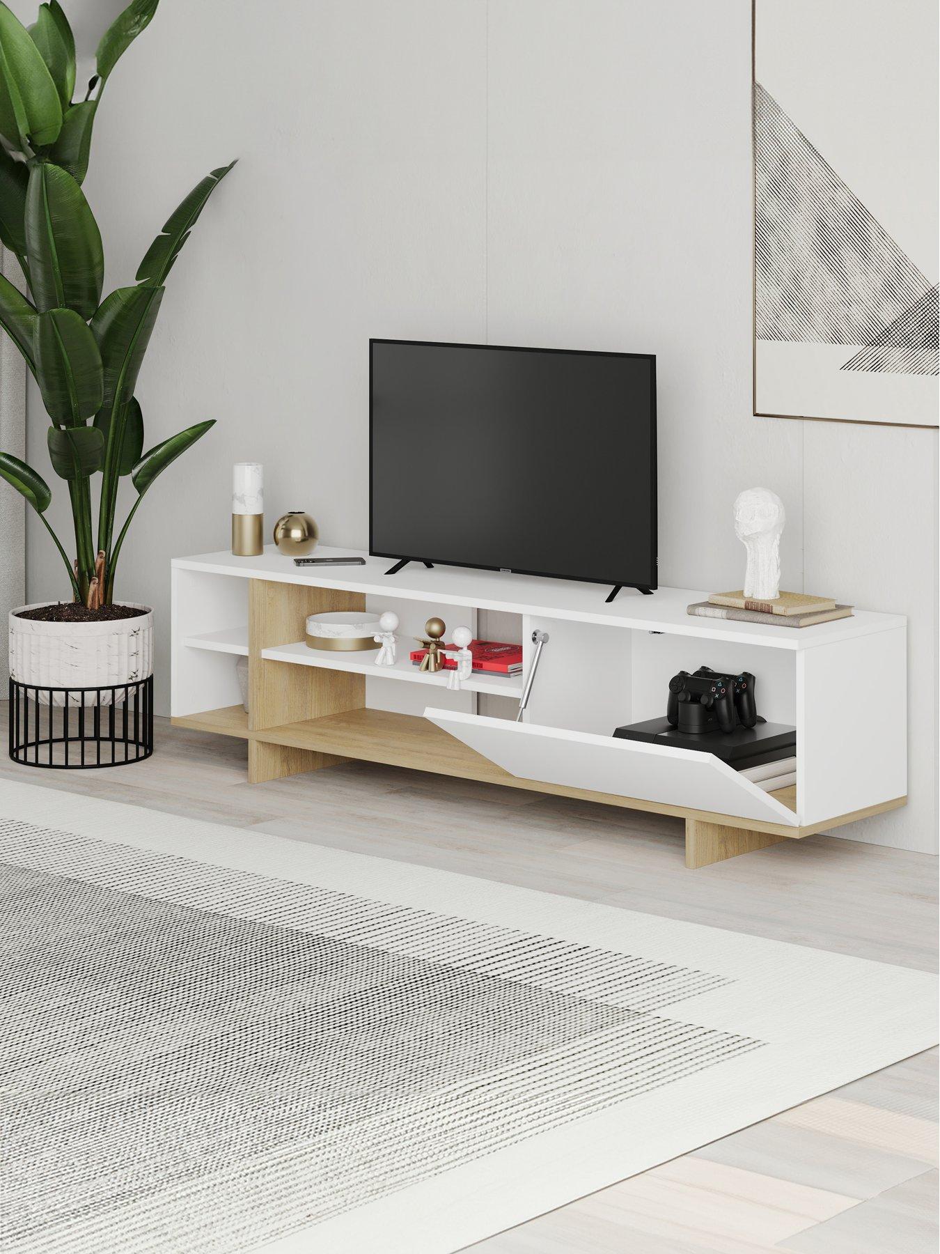  image of decortie-stockton-tv-stand-whiteoak