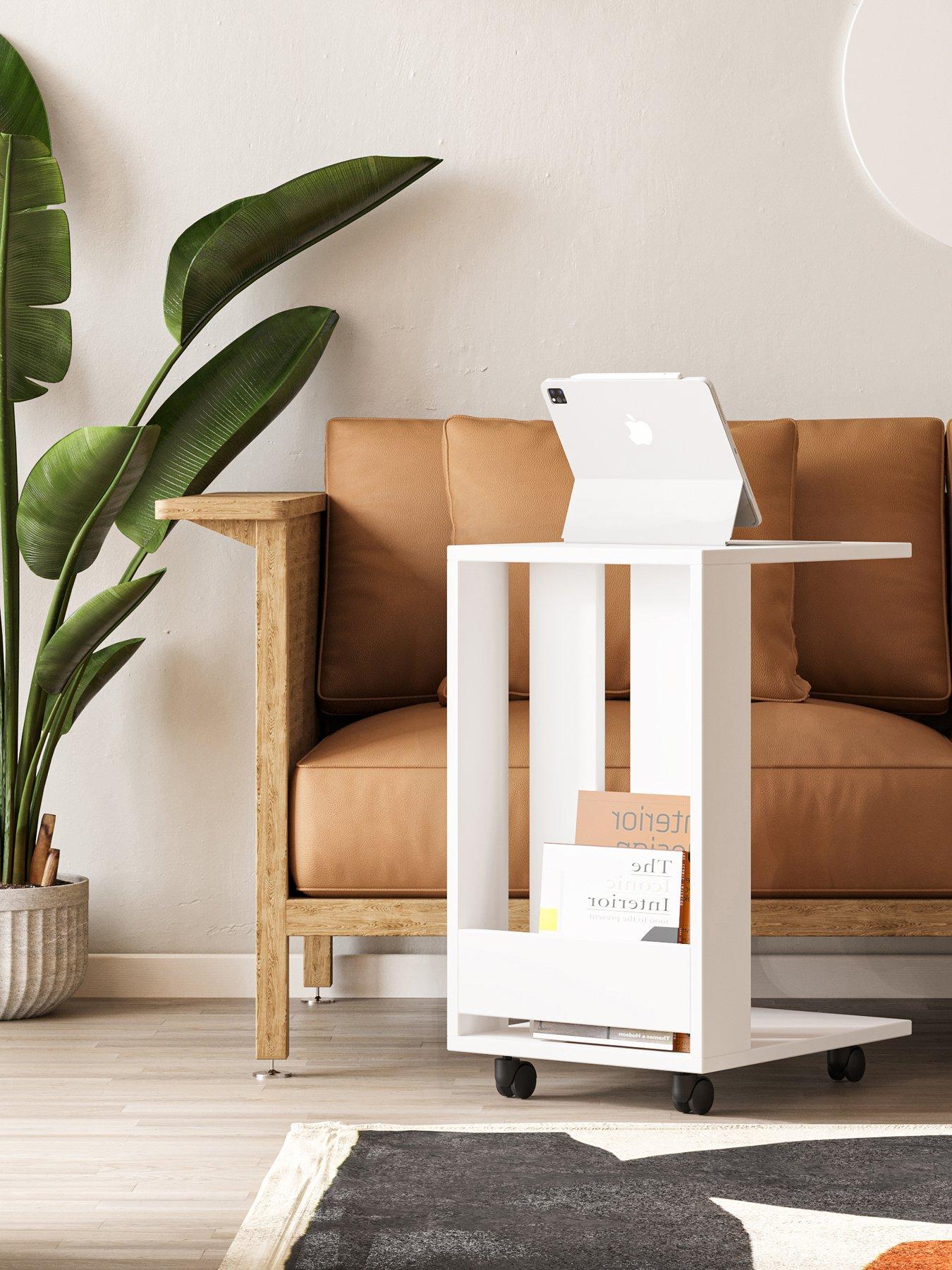Image 1 of 6 of Decortie Edi Side Table - White