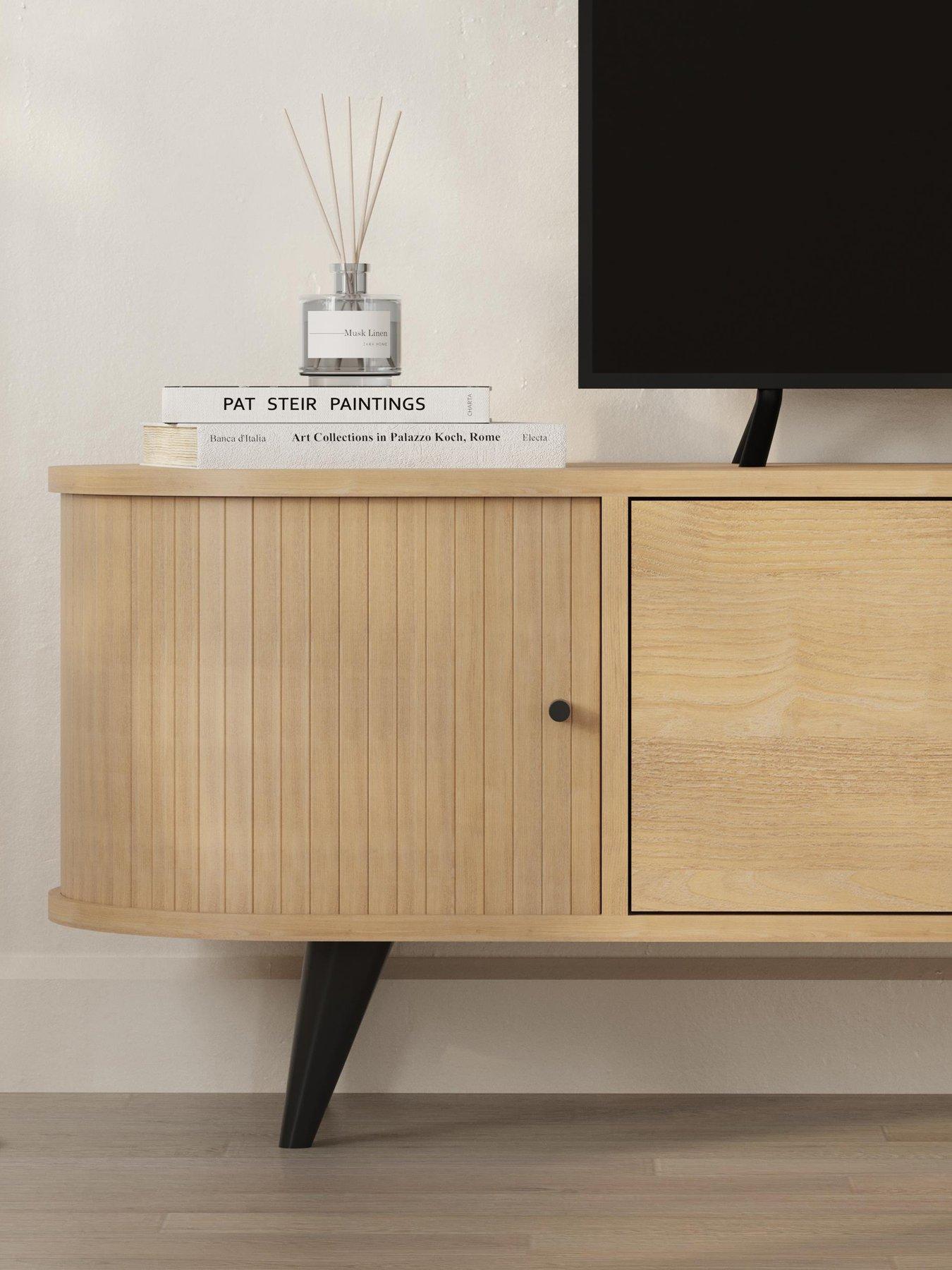 Image 4 of 6 of Decortie Gentle Tv Stand - Oak