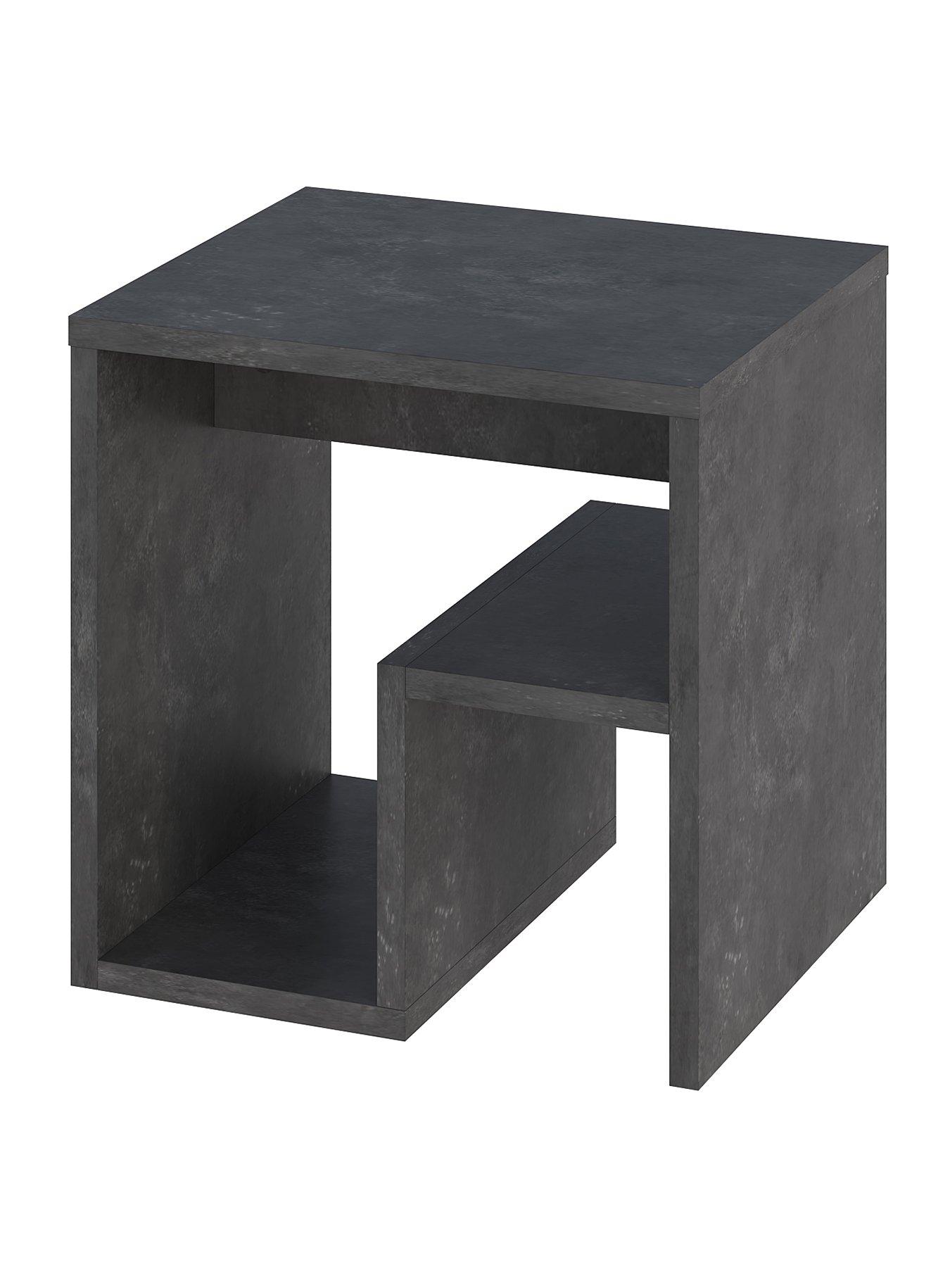 Image 2 of 6 of Decortie Bon Side Table - Grey