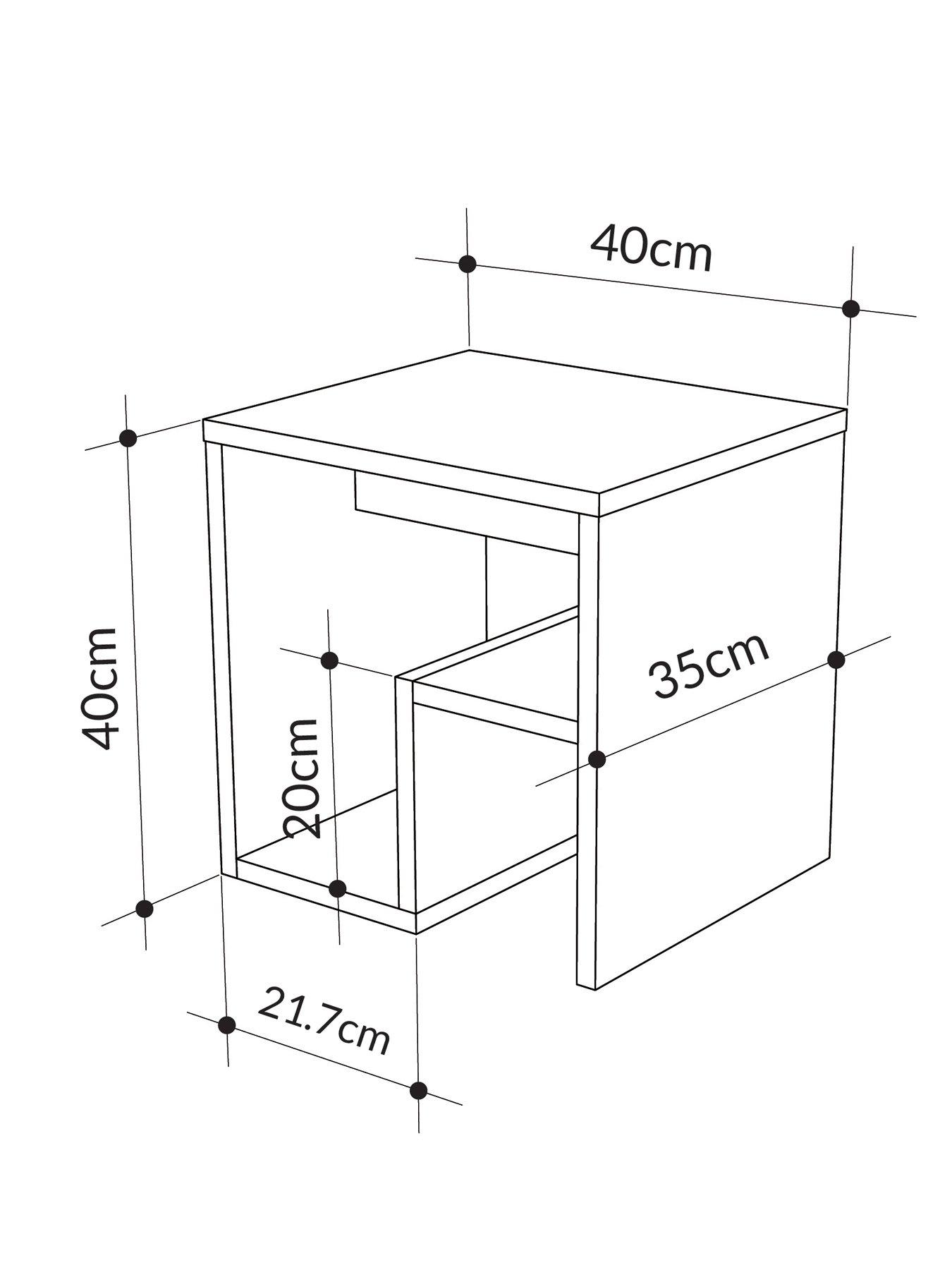 Image 5 of 6 of Decortie Bon Side Table - Grey
