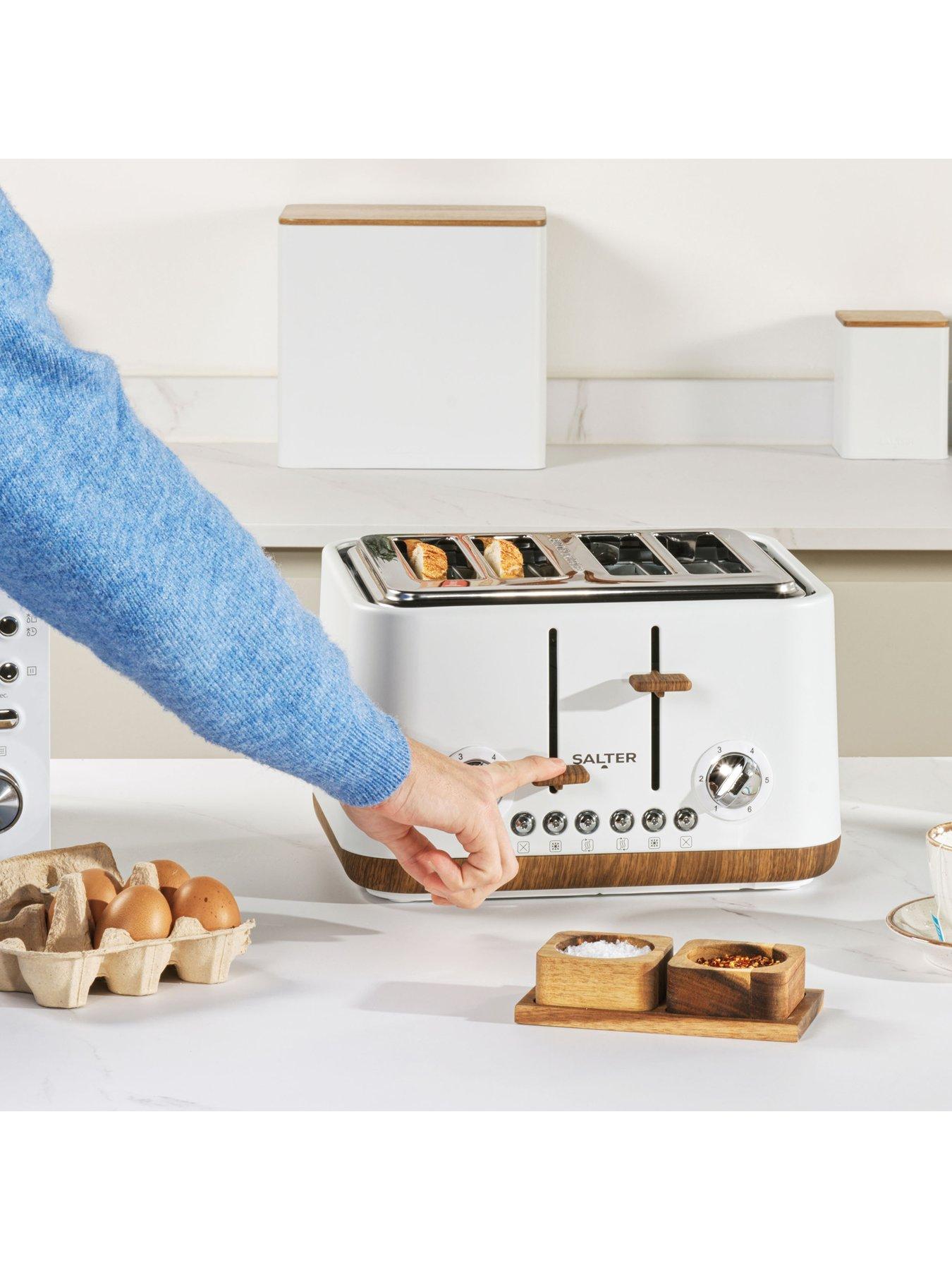 Image 2 of 3 of Salter Toronto 4 Slice Toaster - White&nbsp;
