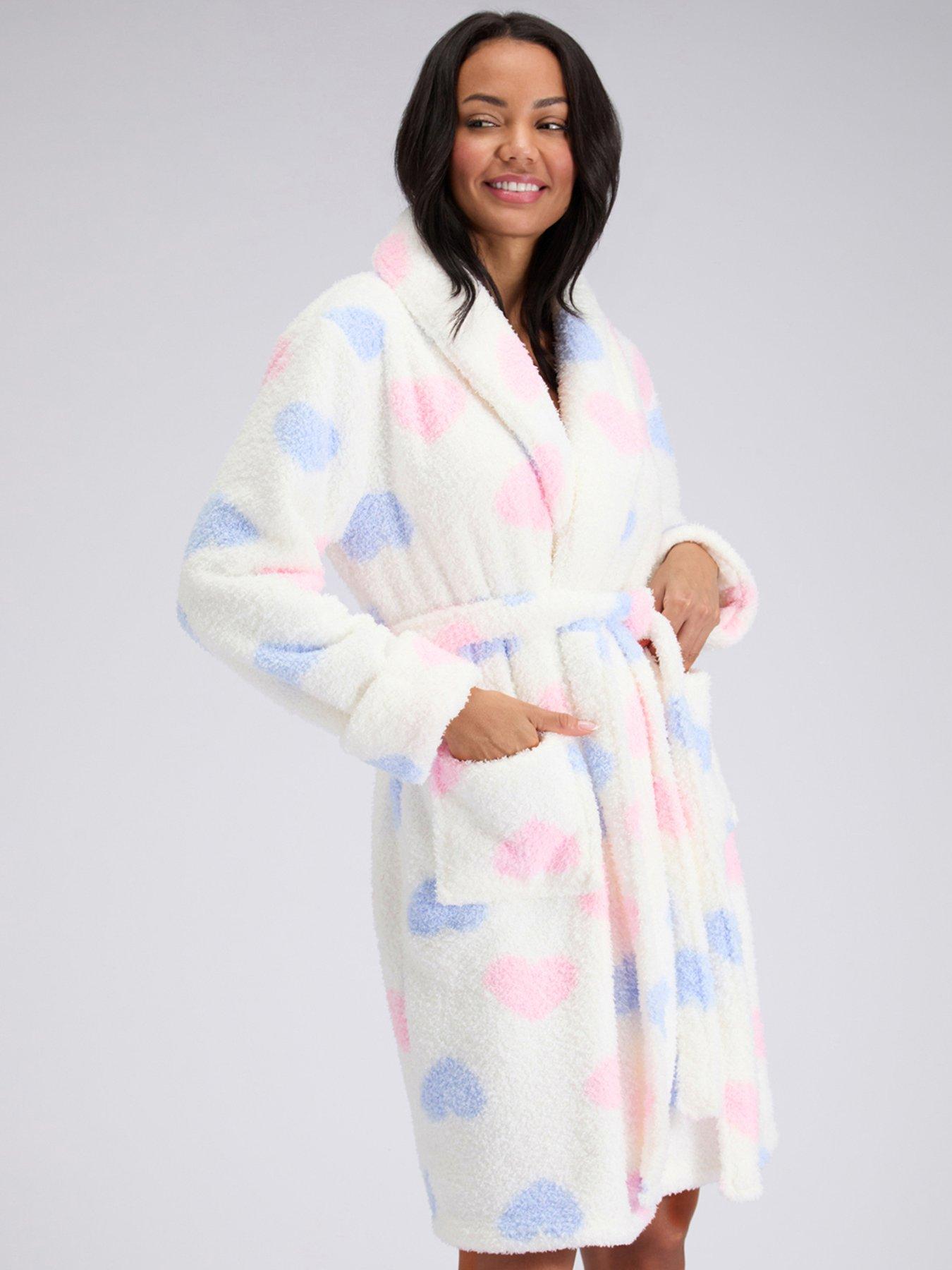  image of boux-avenue-fluffy-boucle-heart-midi-gown-white