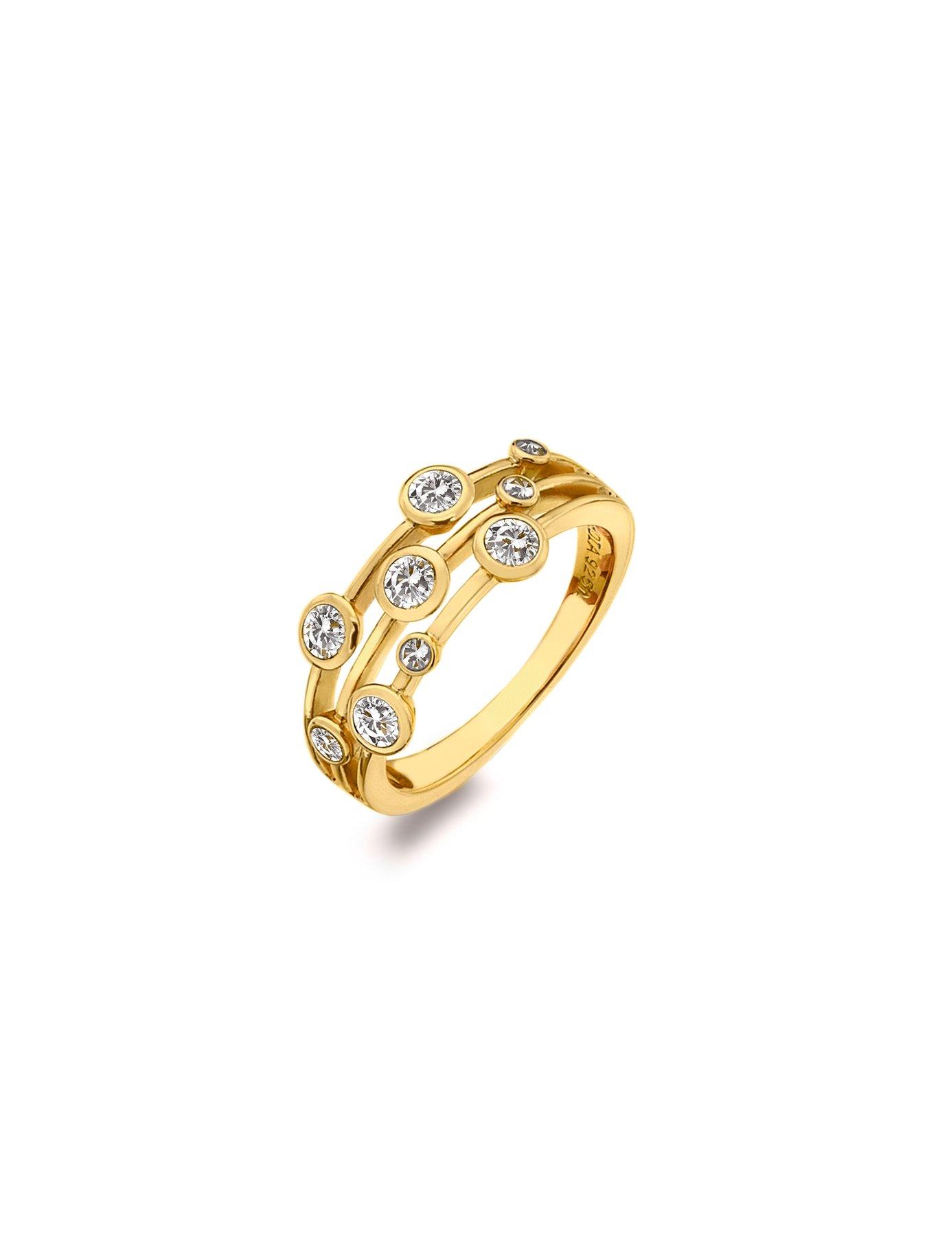 Image 2 of 2 of Hot Diamonds Hdxgem Tender Statement Ring - Gold