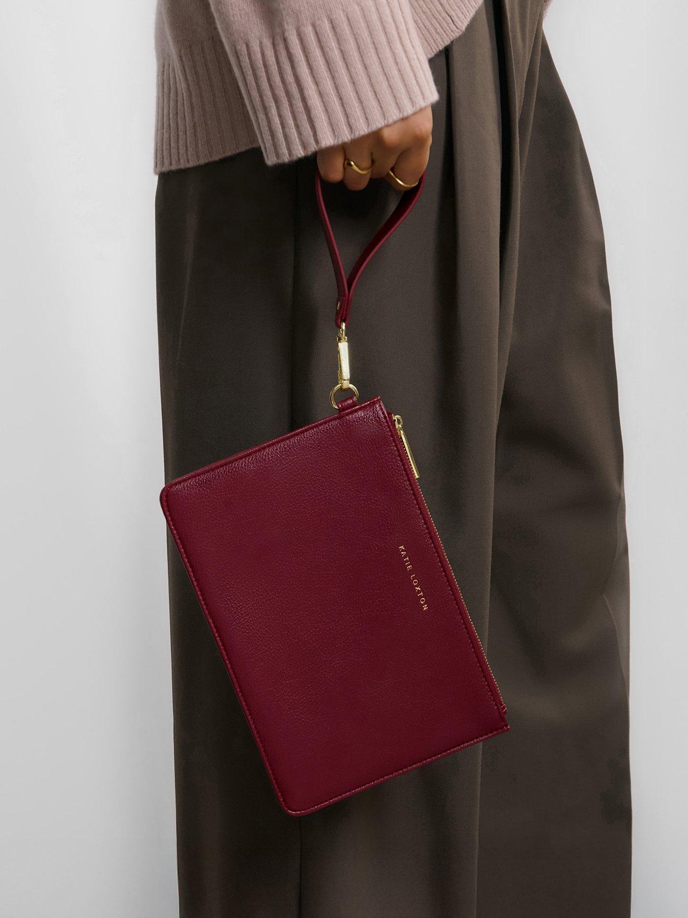 undefined Alba Wristlet Pouch  -  Cherry