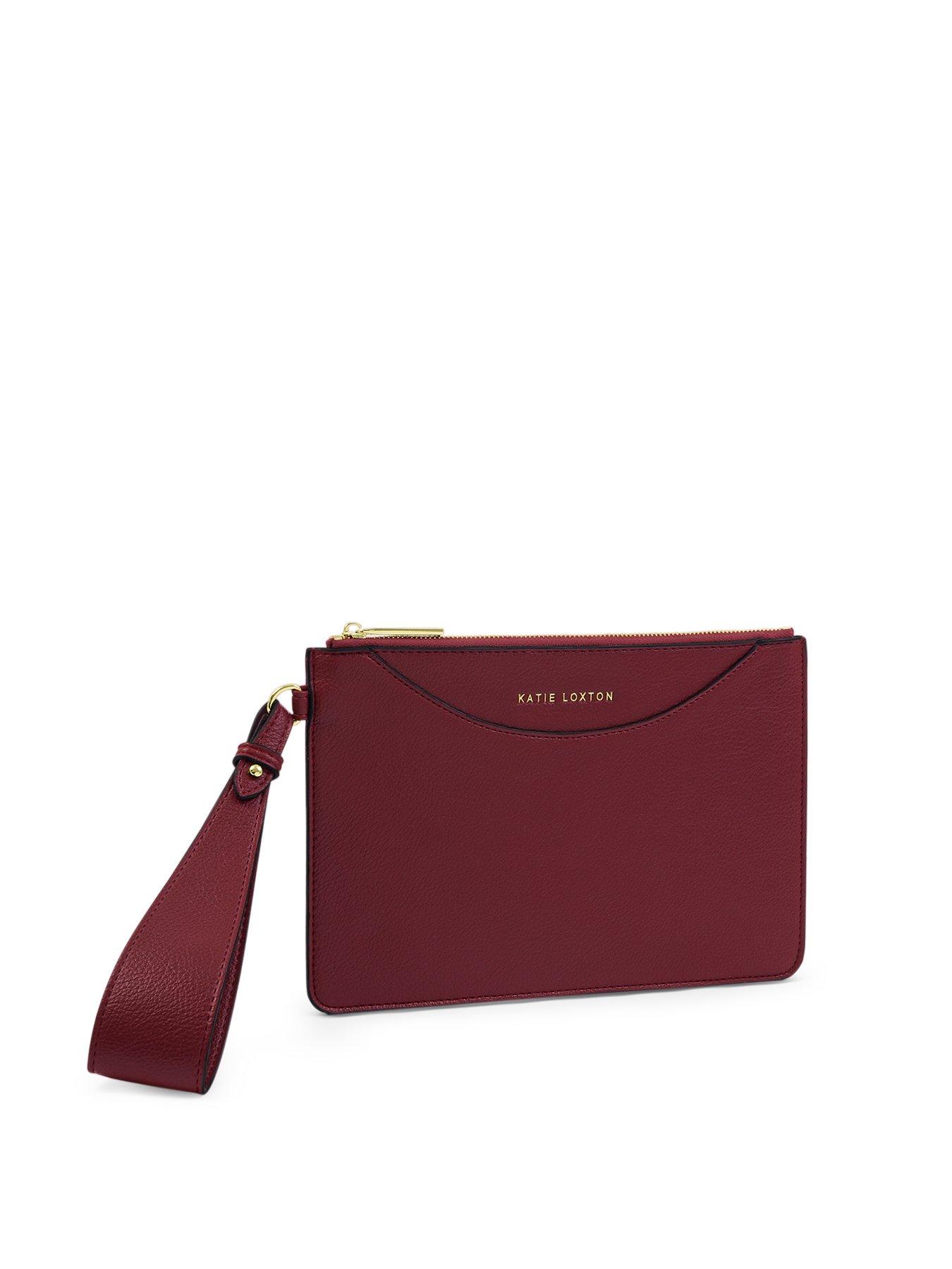 Image 2 of 4 of Katie Loxton Alba Wristlet Pouch  -  Cherry