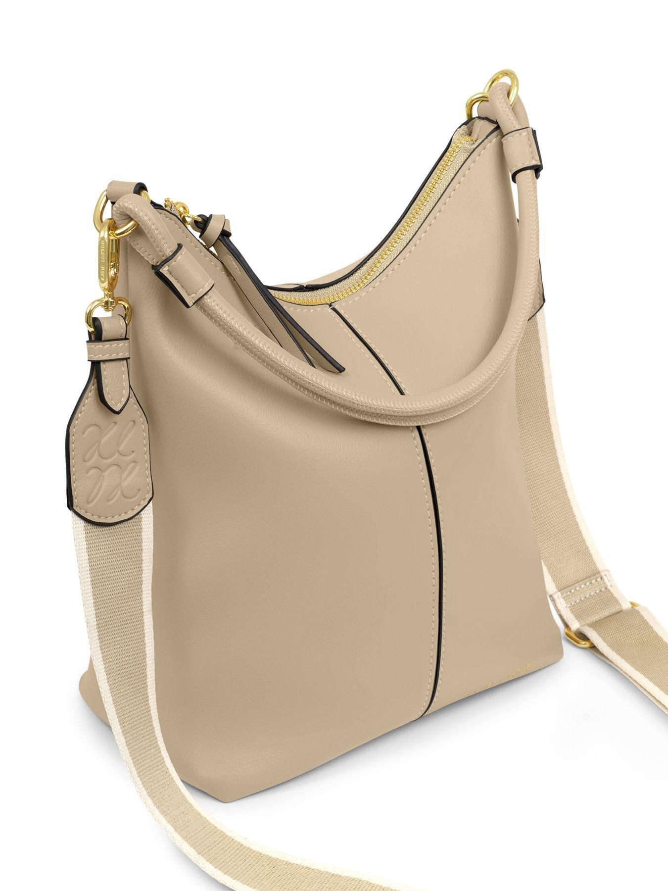 Image 4 of 5 of Katie Loxton Hallie Satchel Bag  -  Light Taupe
