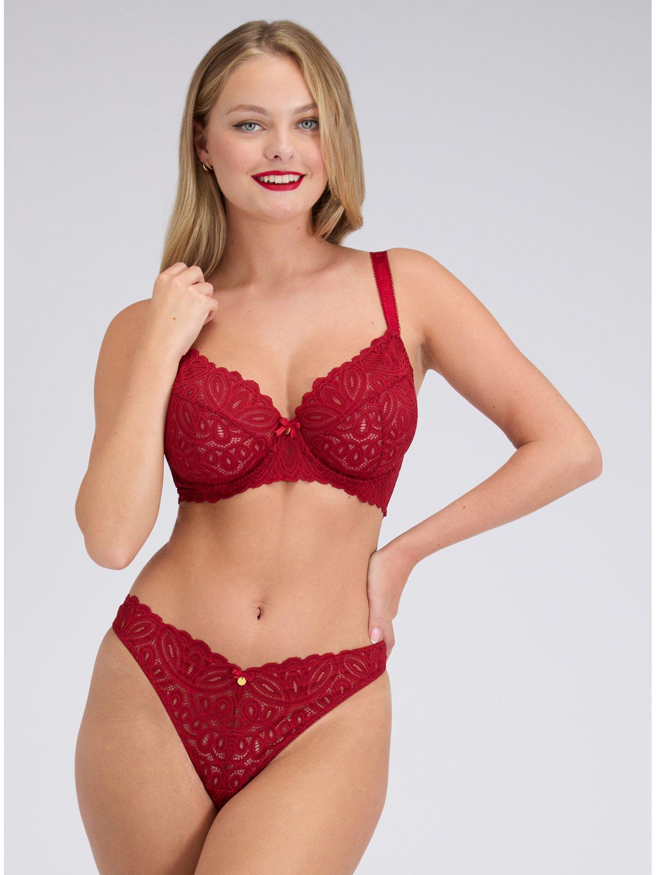 boux-avenue-camel-plunge-bra-red