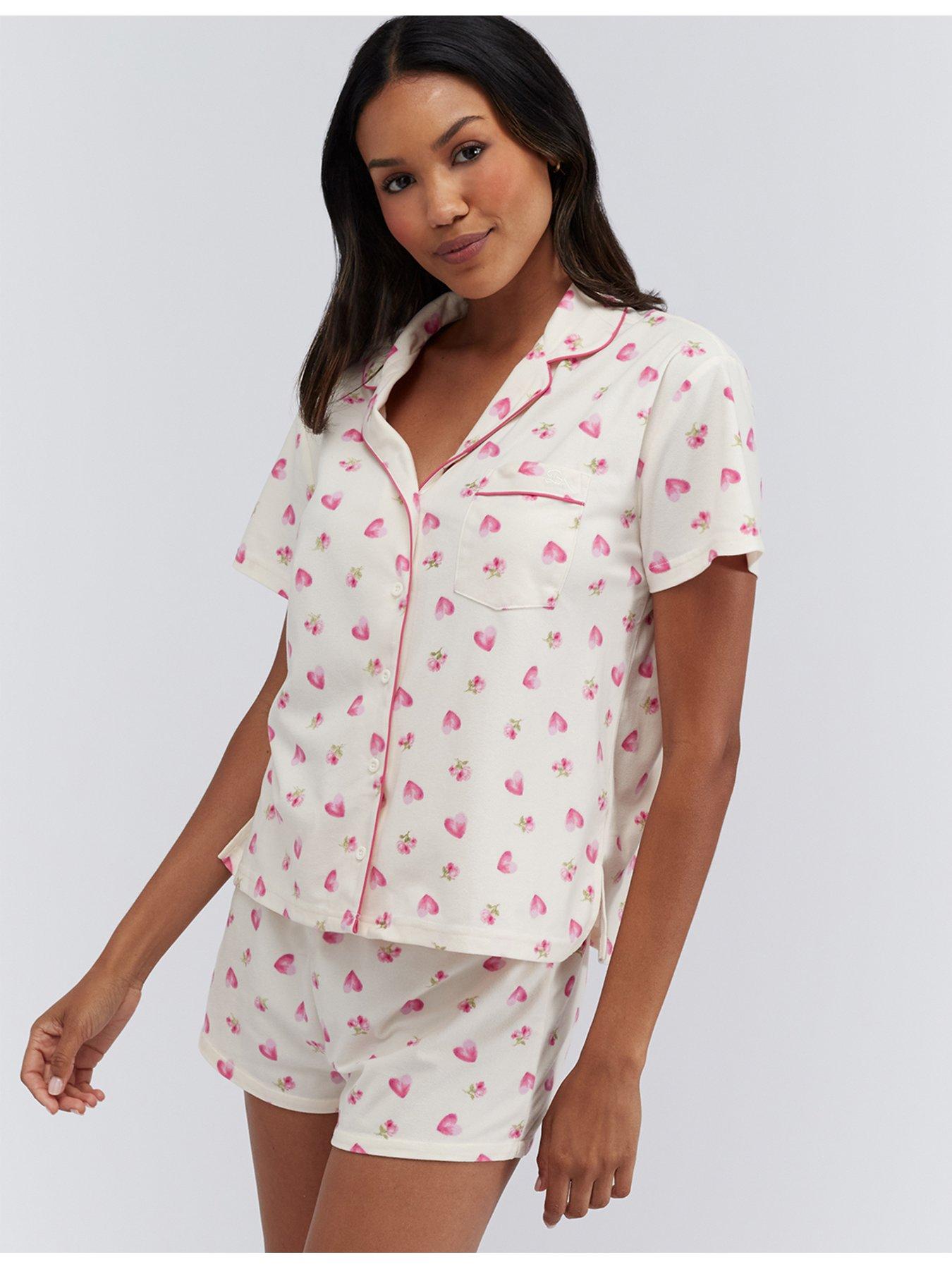 undefined Hearts  &  Roses Shortie In A Bag - Beige