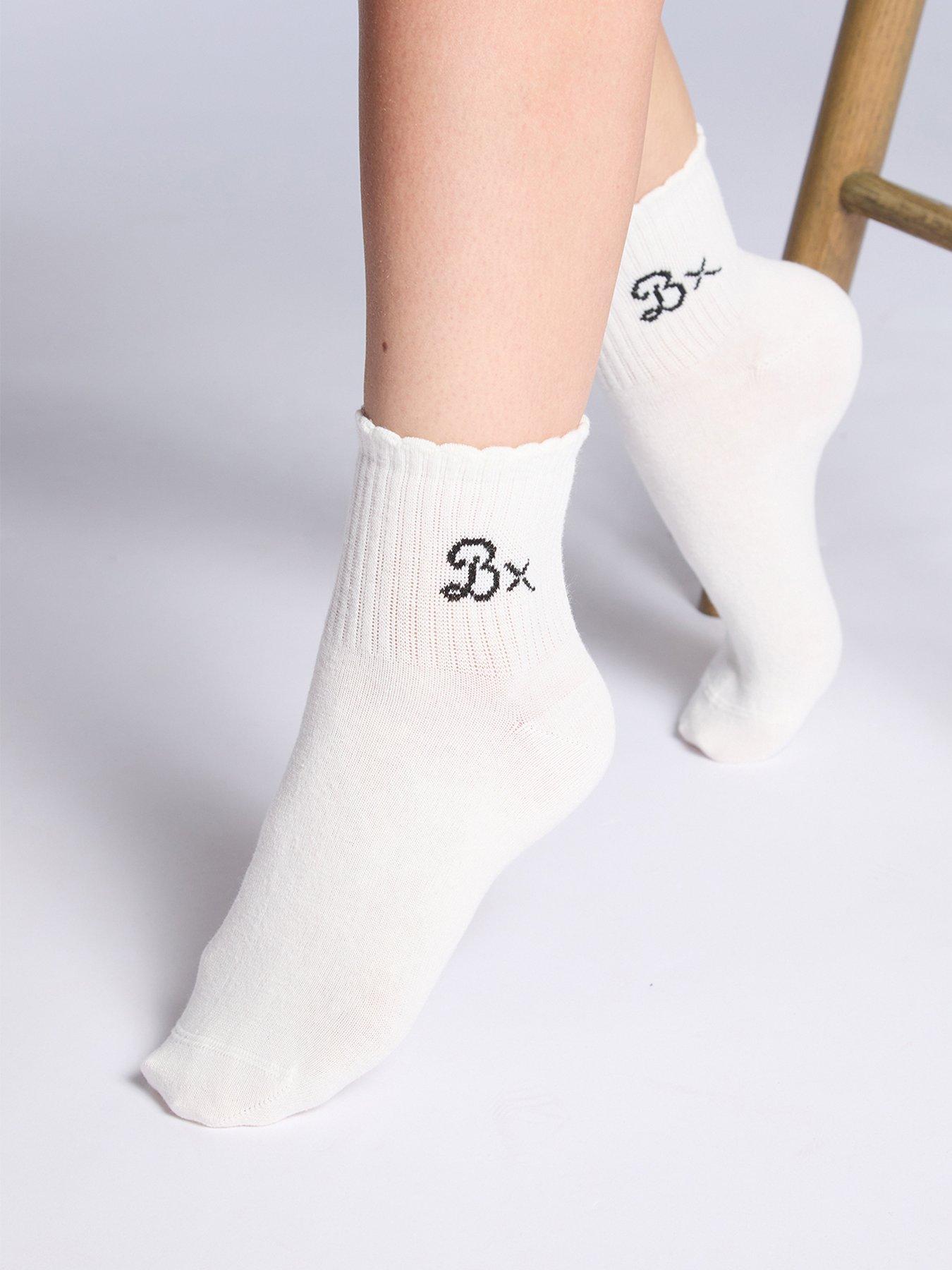  image of boux-avenue-pack-of-3-mid-ankle-socks-grey-mix