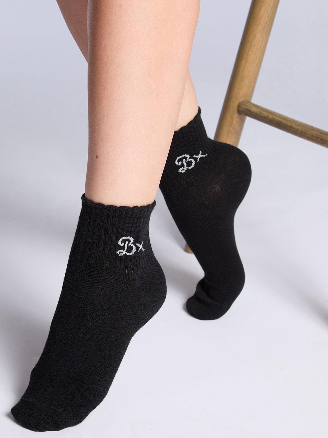  image of boux-avenue-pack-of-3-mid-ankle-socks-grey-mix