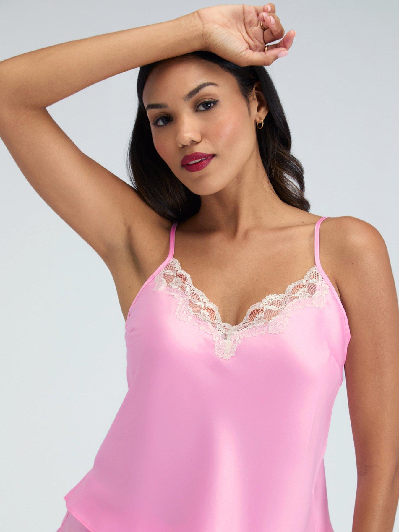 Image 5 of 6 of Boux Avenue Amelia Cami Set - Pink