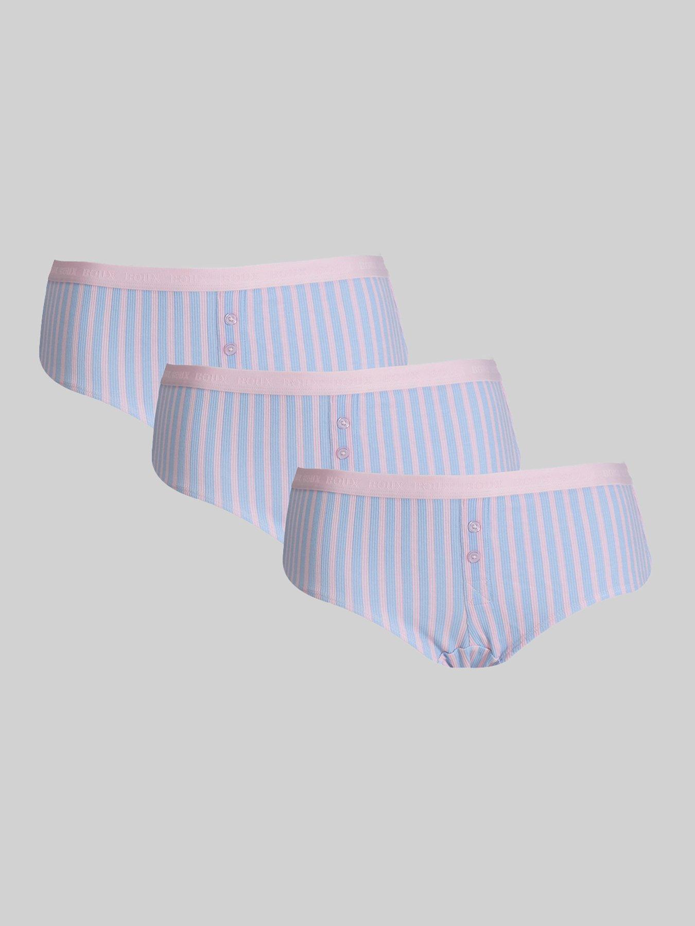 Boux Avenue Rib 3 Pack Shorts - Multi