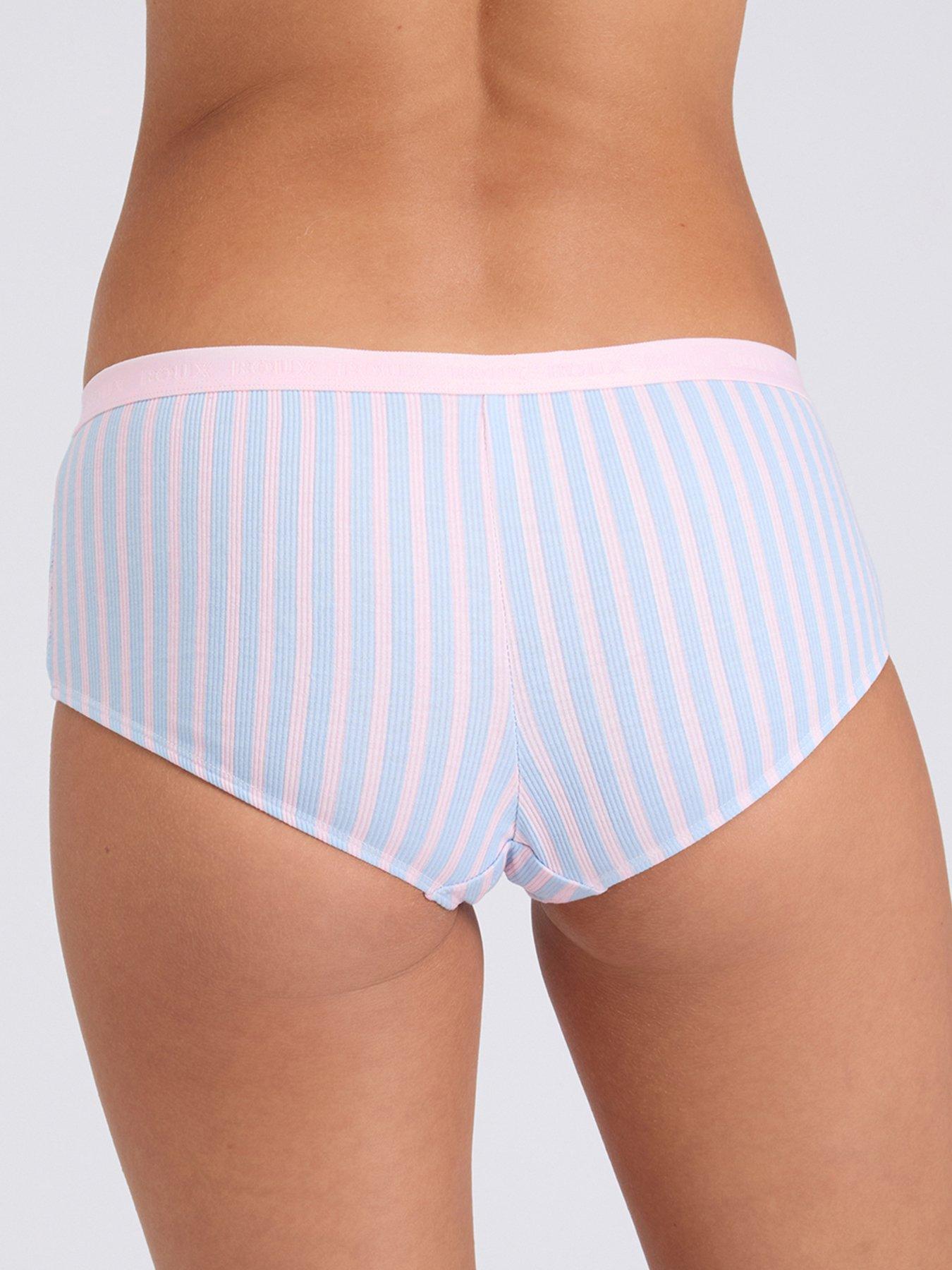  image of boux-avenue-rib-3-pack-shorts-multi