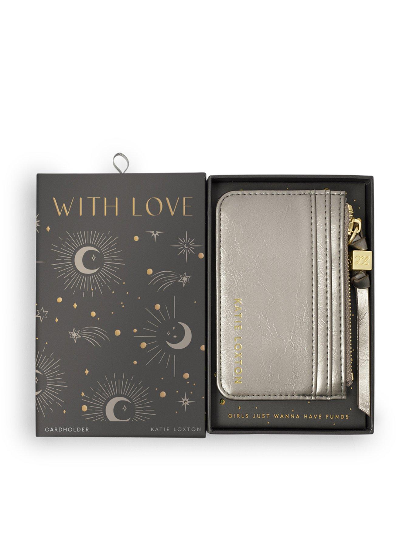 Image 1 of 4 of Katie Loxton Gift Boxed Cardholder  -  Pewter