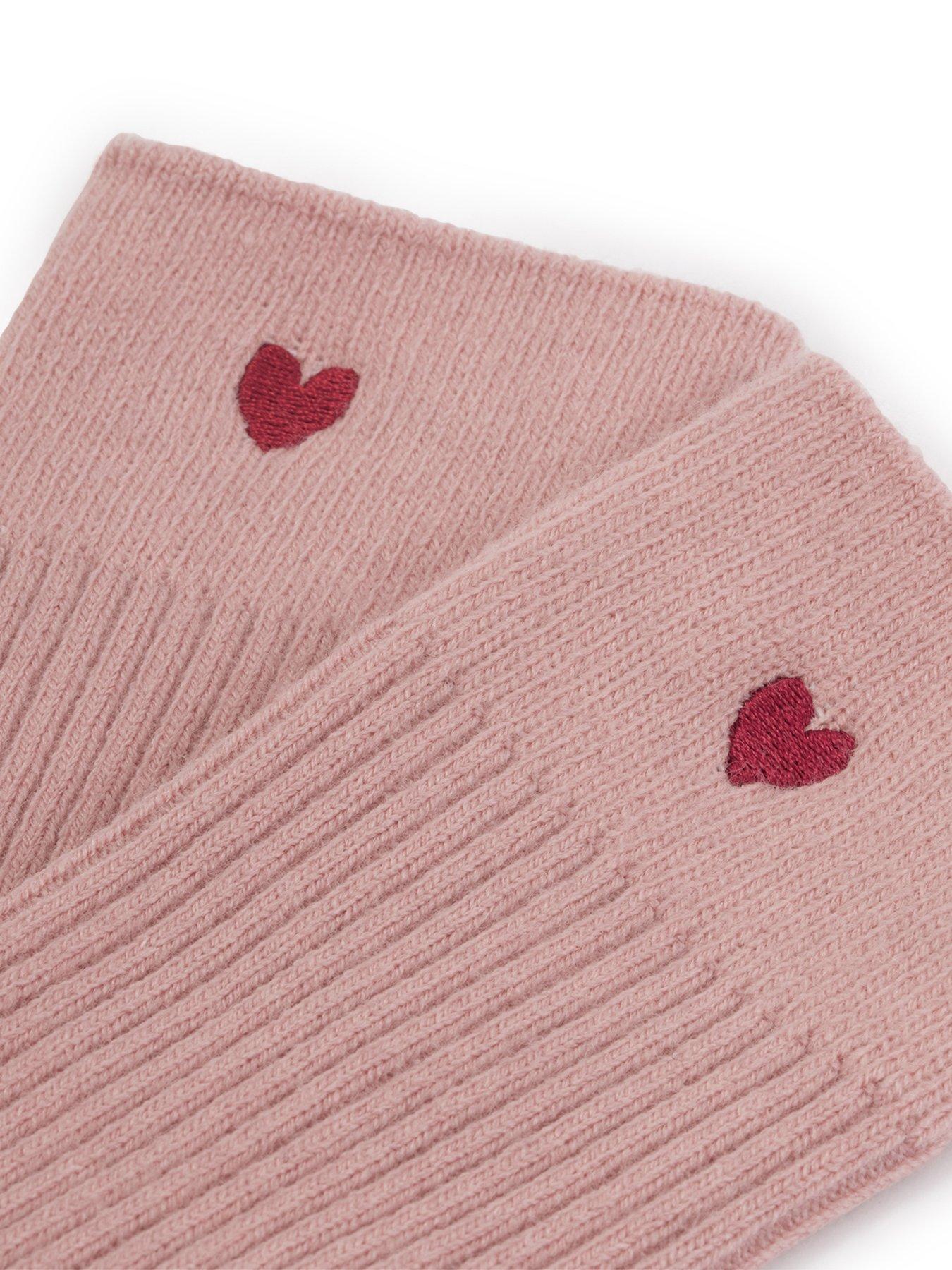  image of katie-loxton-gift-boxed-socks-heart-pink