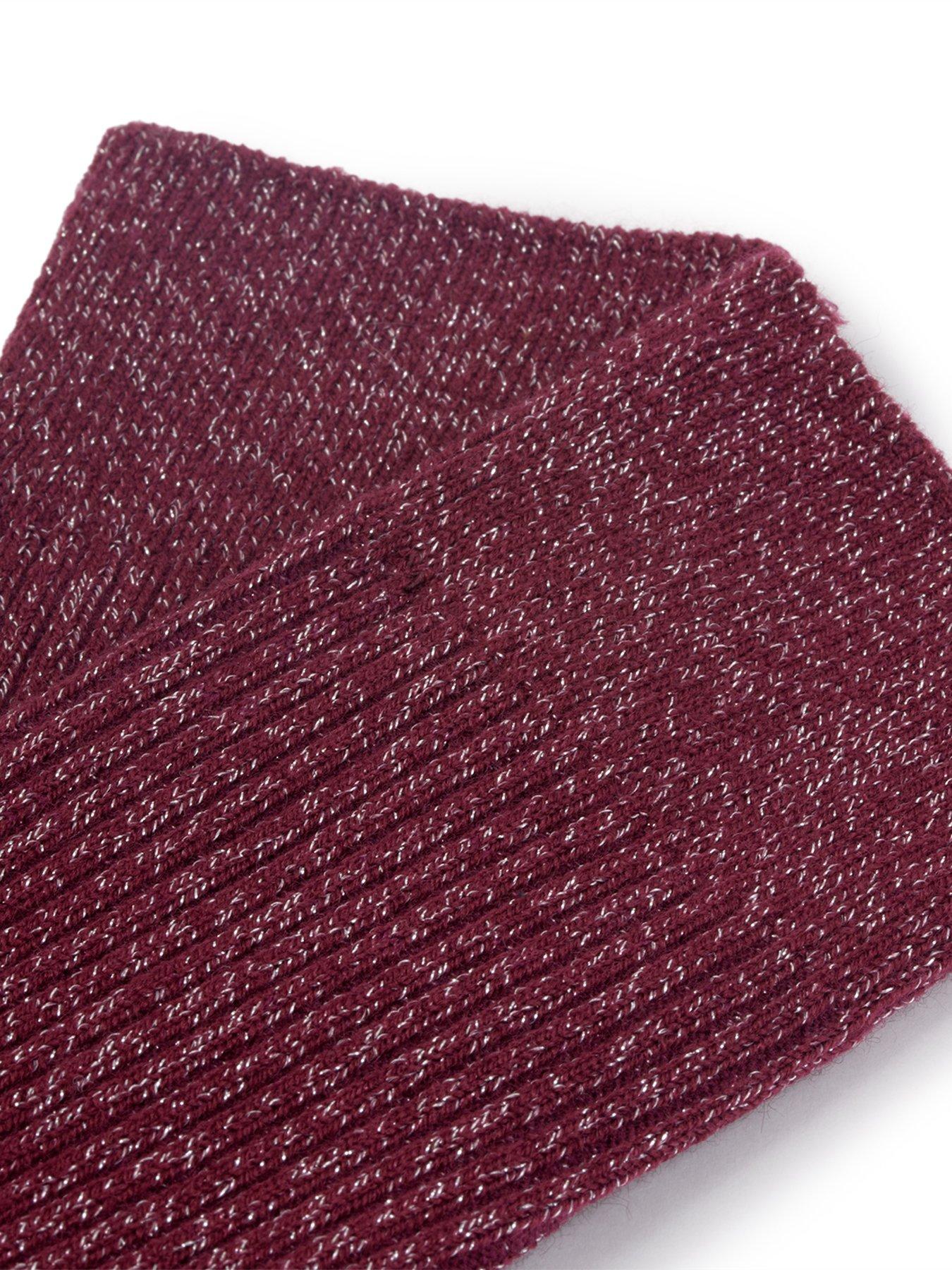 Image 3 of 4 of Katie Loxton Gift Boxed Sparkle Socks  -  Cherry Red