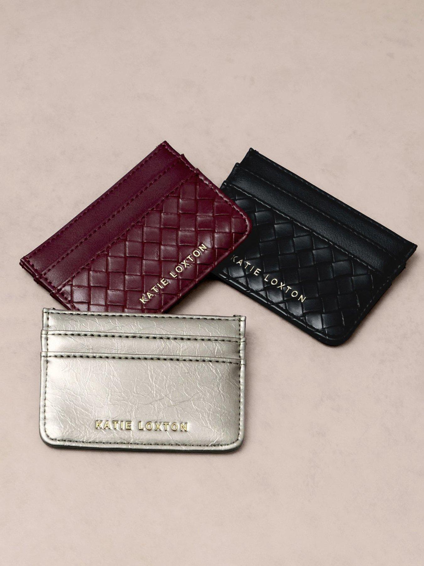 undefined Nova Textured Patent Cardholder  -  Pewter