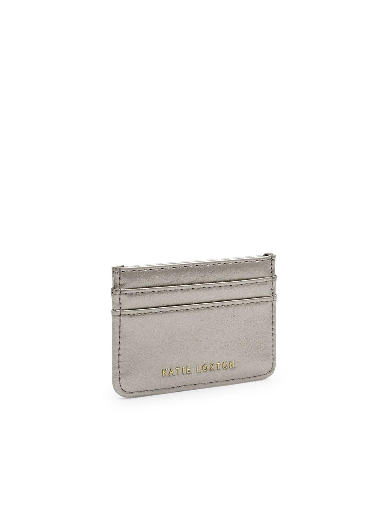Image 2 of 5 of Katie Loxton Nova Textured Patent Cardholder  -  Pewter
