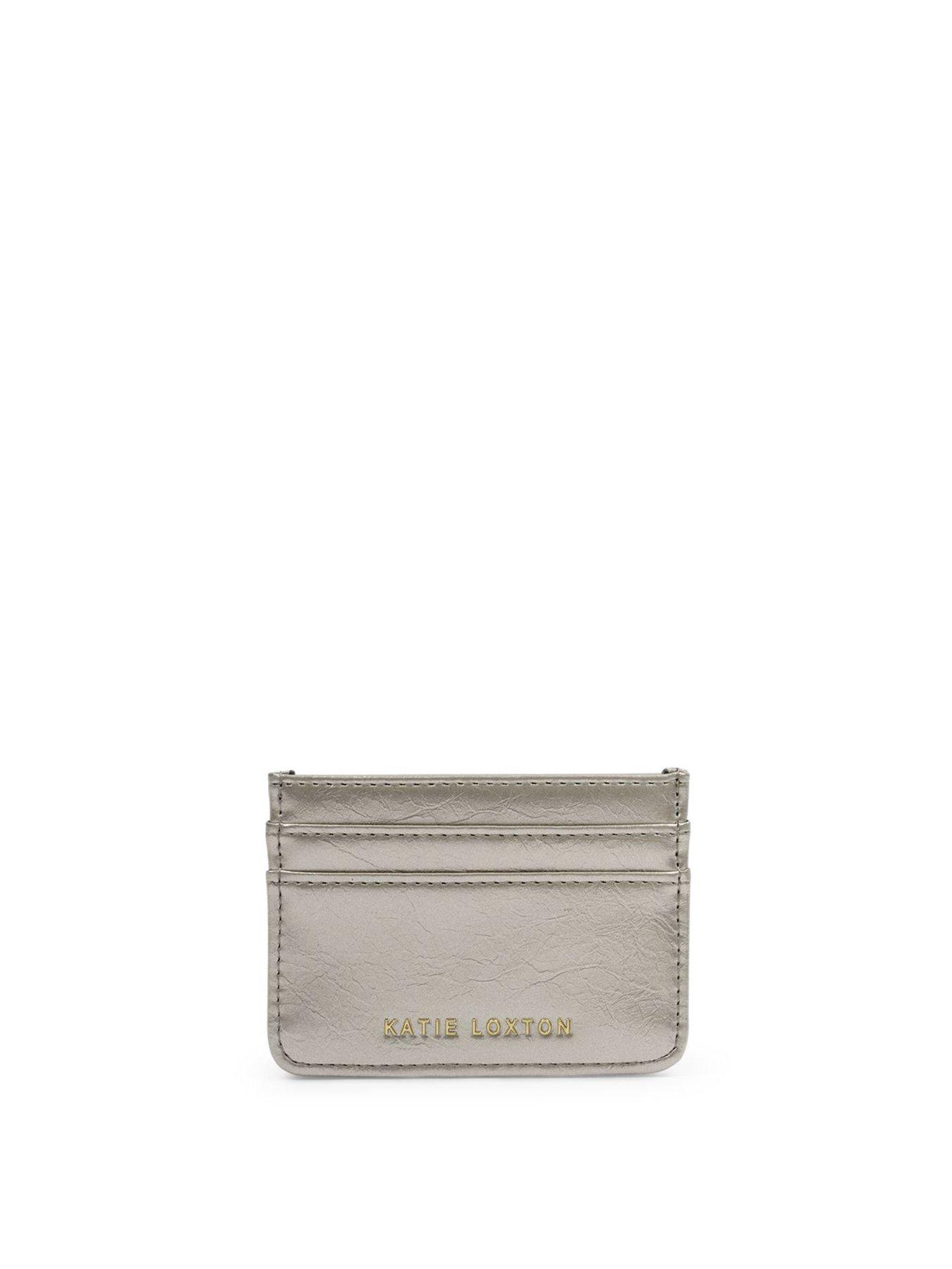 Image 4 of 5 of Katie Loxton Nova Textured Patent Cardholder  -  Pewter