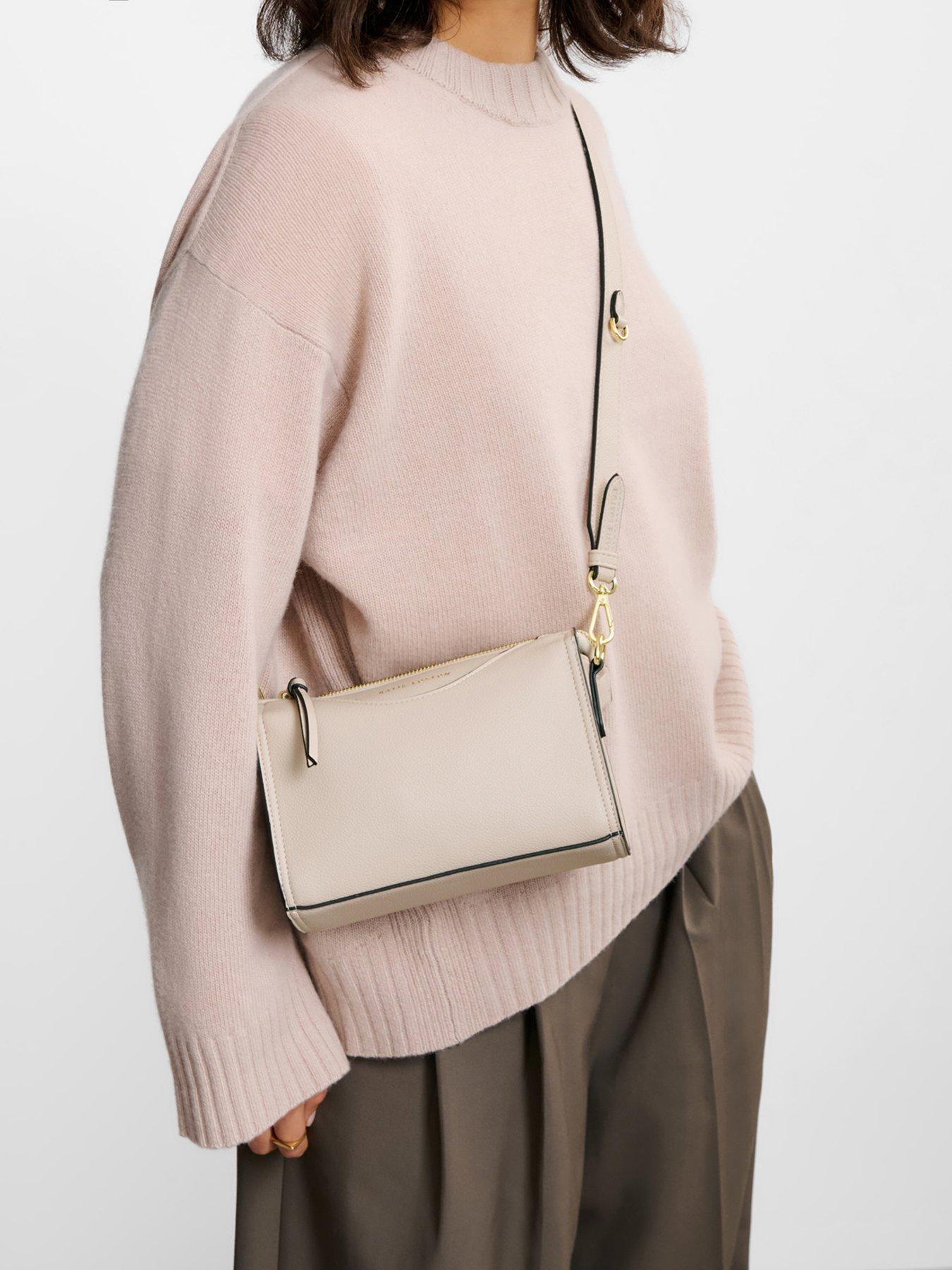 Image 1 of 5 of Katie Loxton Alba Crossbody Bag  -  Oyster