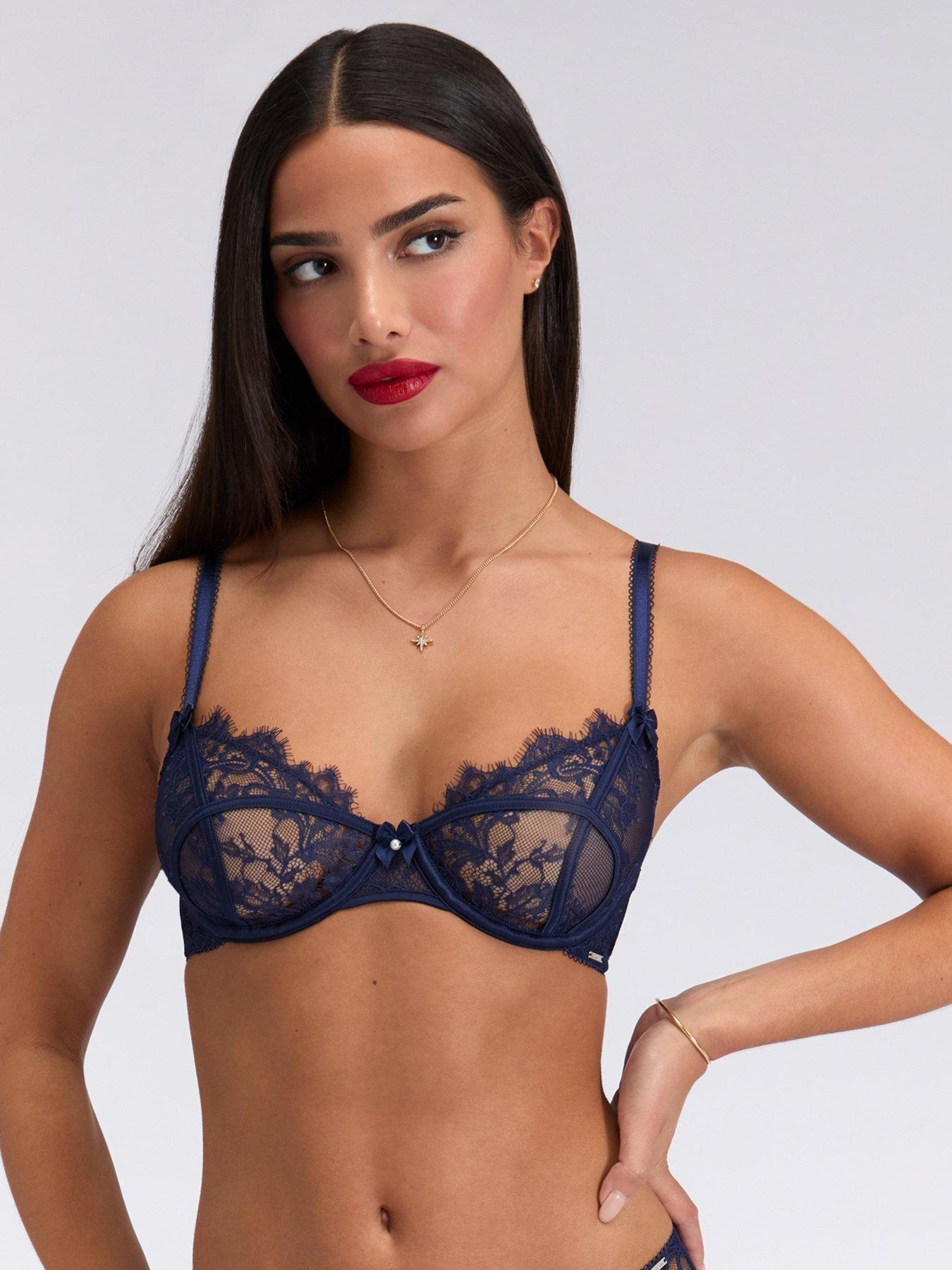 Boux Avenue Boux Addison Plunge Bra - Deep Blue