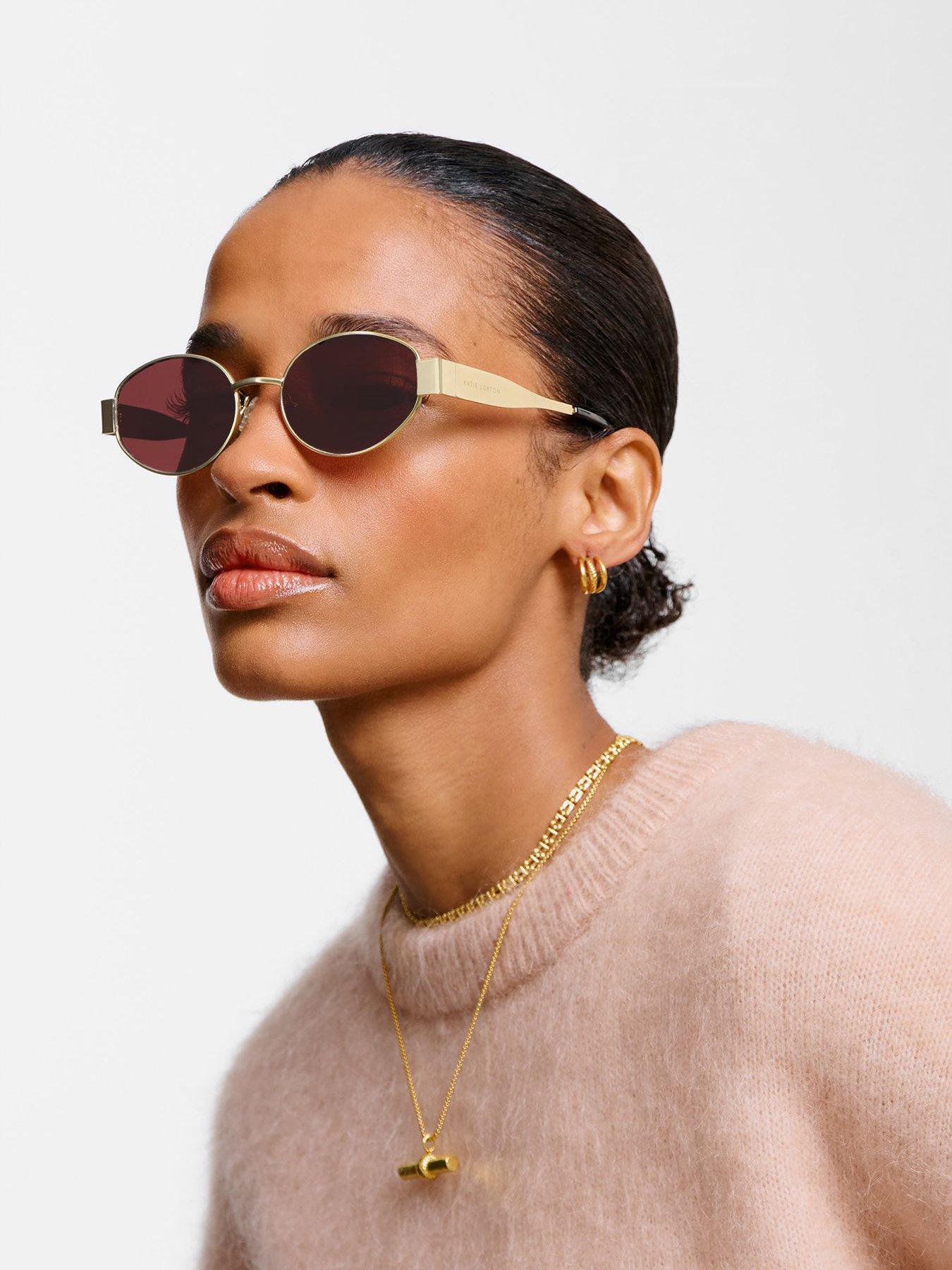 undefined Siena Sunglasses  -  Matte Gold Tortoiseshell