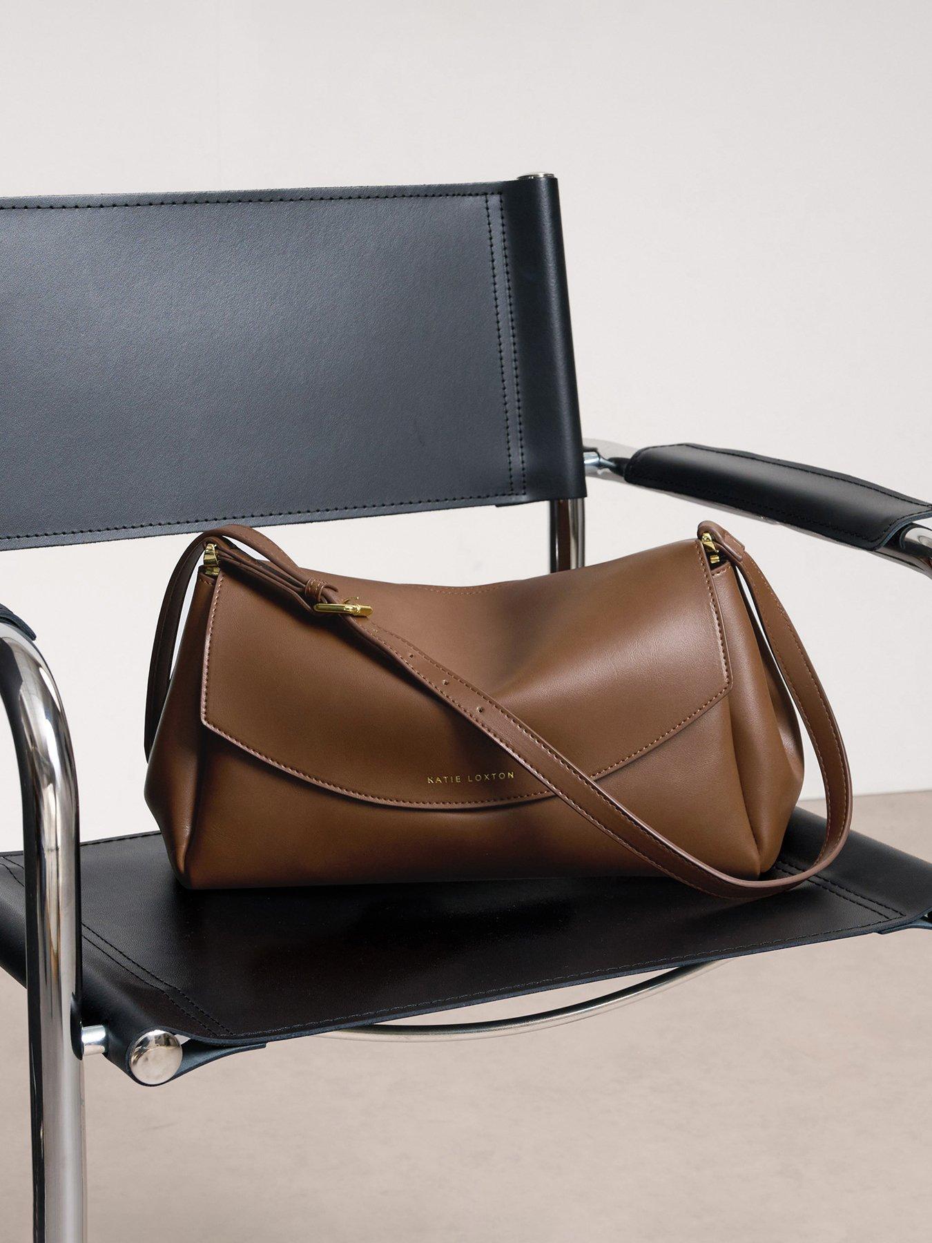 Image 1 of 5 of Katie Loxton Sloane Shoulder Bag -  Dark Chocolate