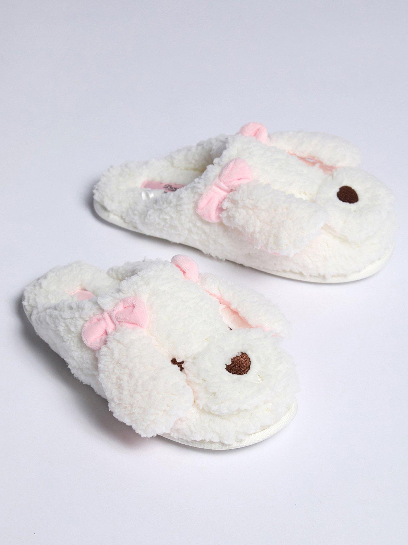 Boux Avenue Borg Mule - Ivory Mix