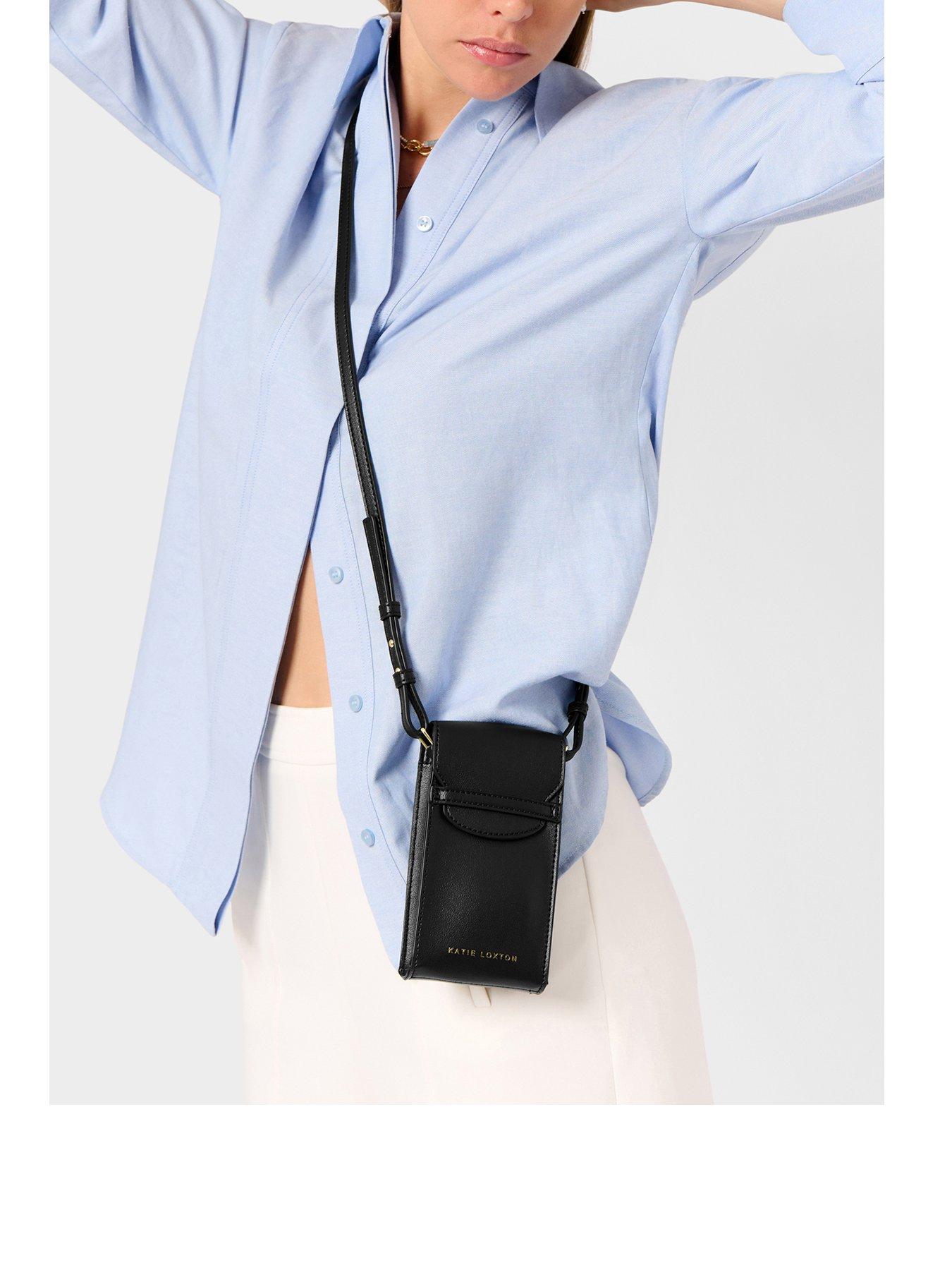 Image 1 of 5 of Katie Loxton Cece Phone Crossbody Bag  -  Black