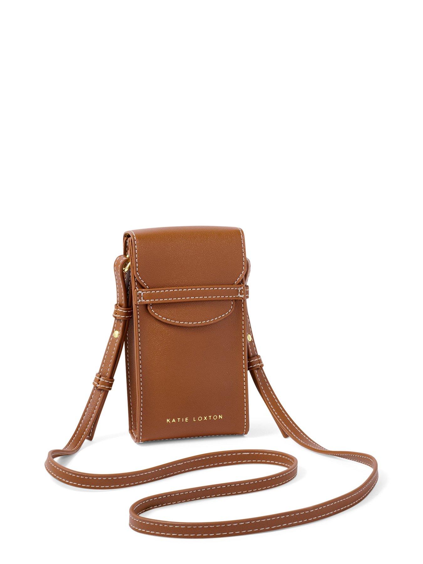 Image 2 of 5 of Katie Loxton Cece Phone Crossbody Bag  -  Cognac