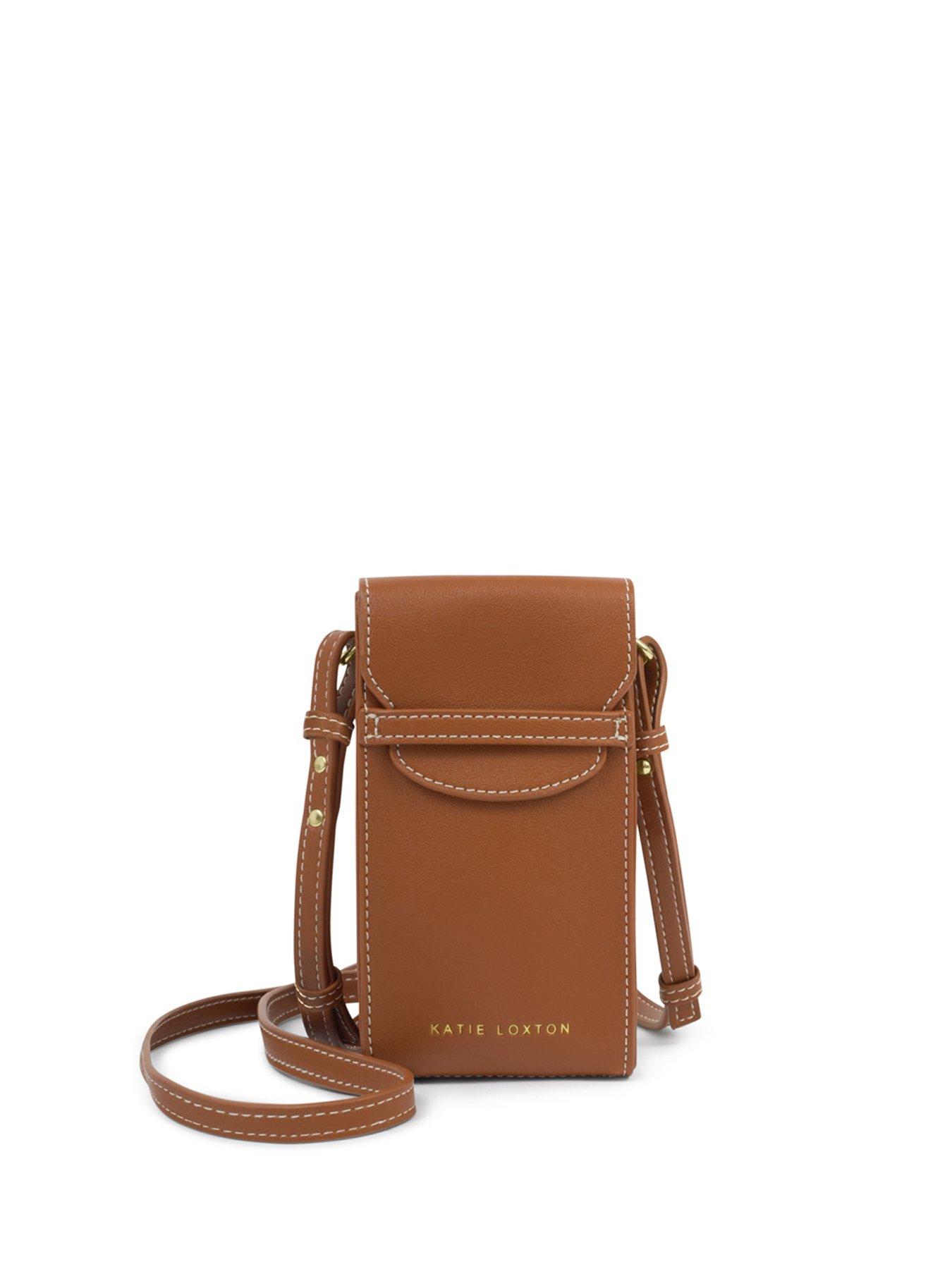 Image 3 of 5 of Katie Loxton Cece Phone Crossbody Bag  -  Cognac