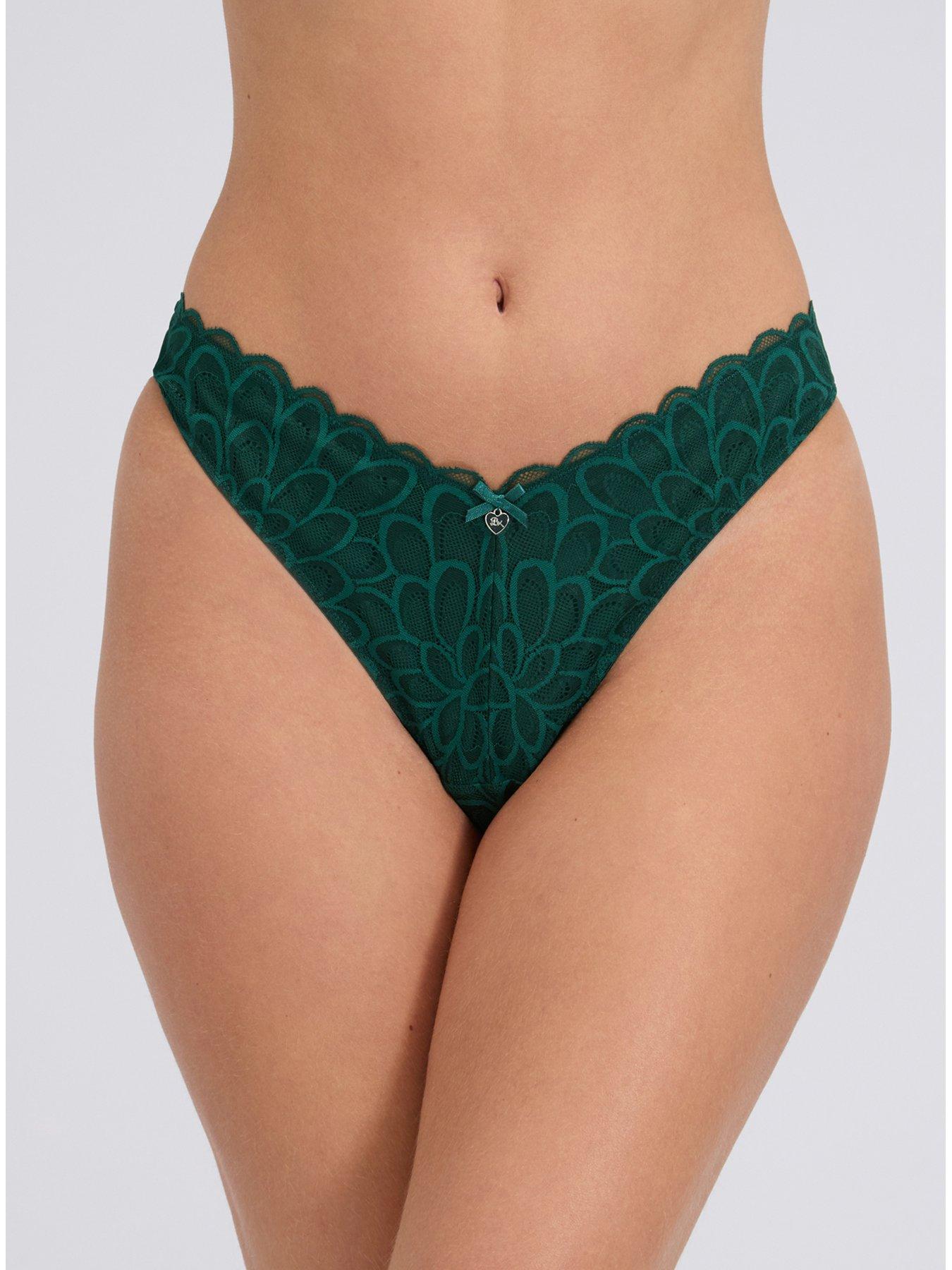 Boux Avenue Eden Thong- Emerald