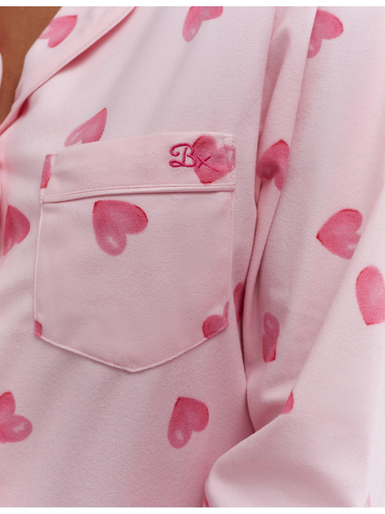 Image 5 of 6 of Boux Avenue Heart Print Pj In A Bag - Pink