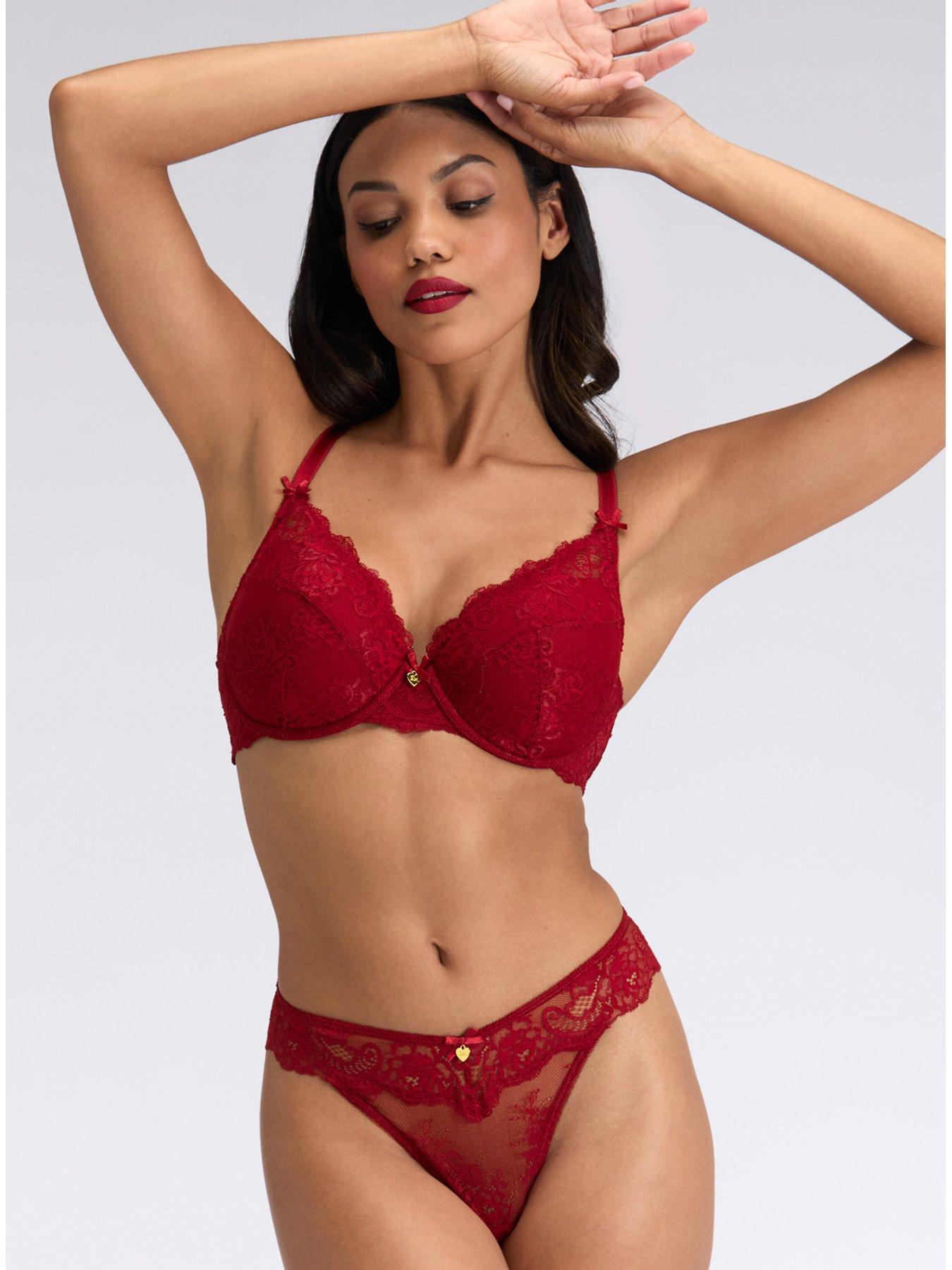  image of boux-avenue-amber-thong-red