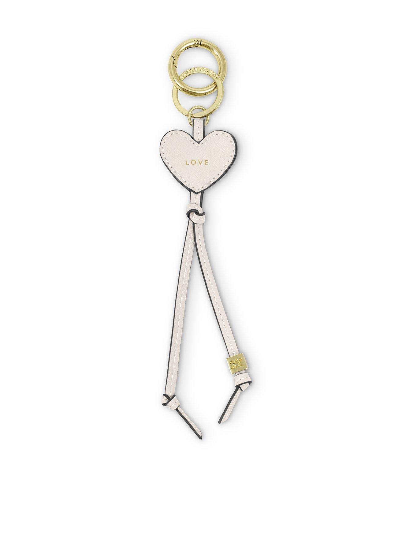 undefined Heart Charm Keyring  -  Love