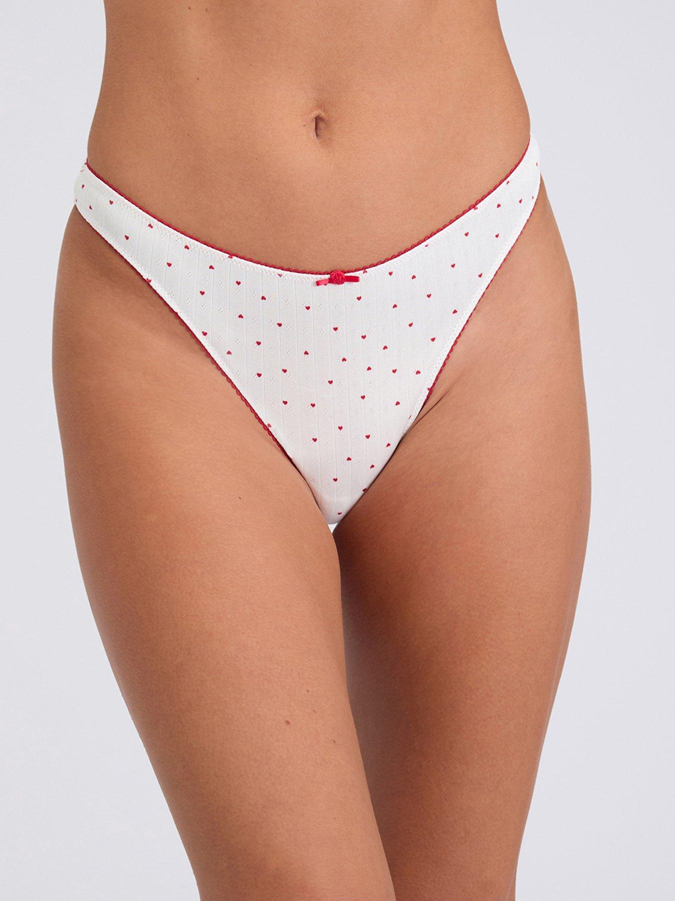  image of boux-avenue-pack-of-3-rosie-heart-amp-pointelle-thongs-multi