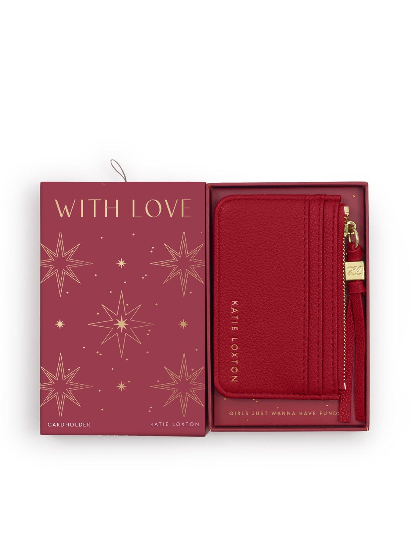 undefined Gift Boxed Cardholder  -  Garnet Red