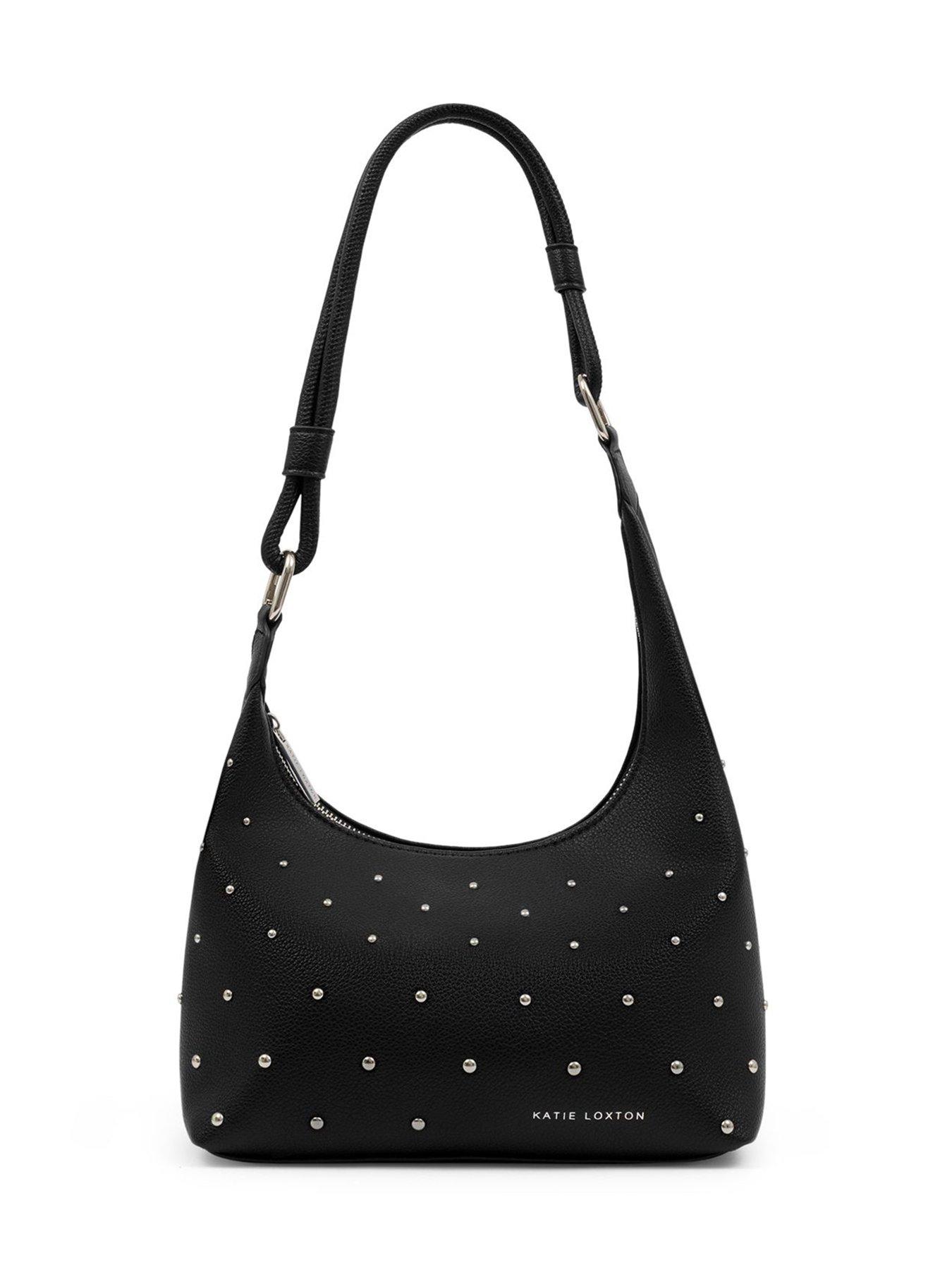 Image 4 of 5 of Katie Loxton Meela Studded Top Handle Bag  -  Black