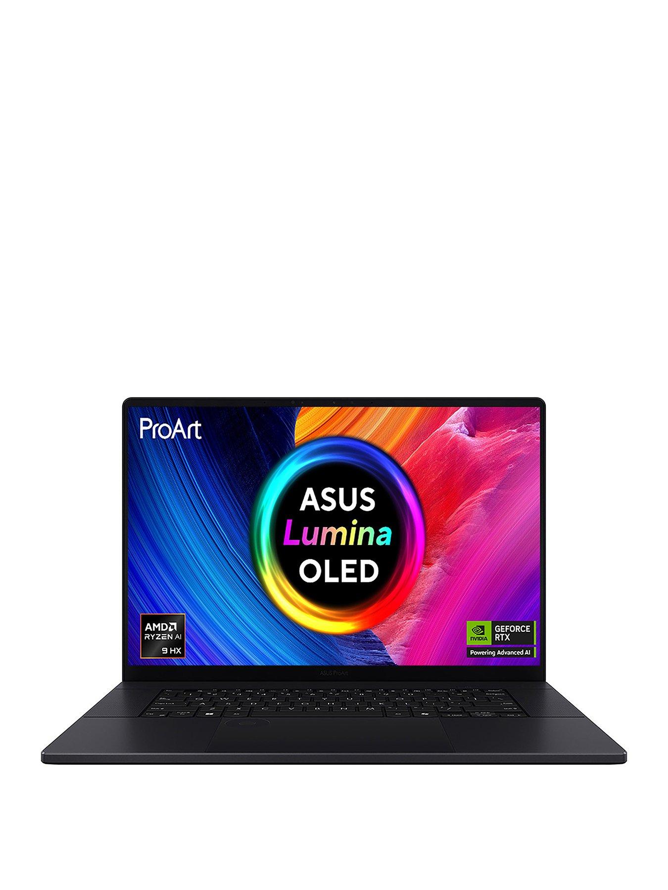 Image 1 of 7 of Asus ProArt - Copilot+ PC - 16in - AMD Ryzen AI 9 - GeForce RTX 5070 - 64GB RAM - 4TB SSD - Black